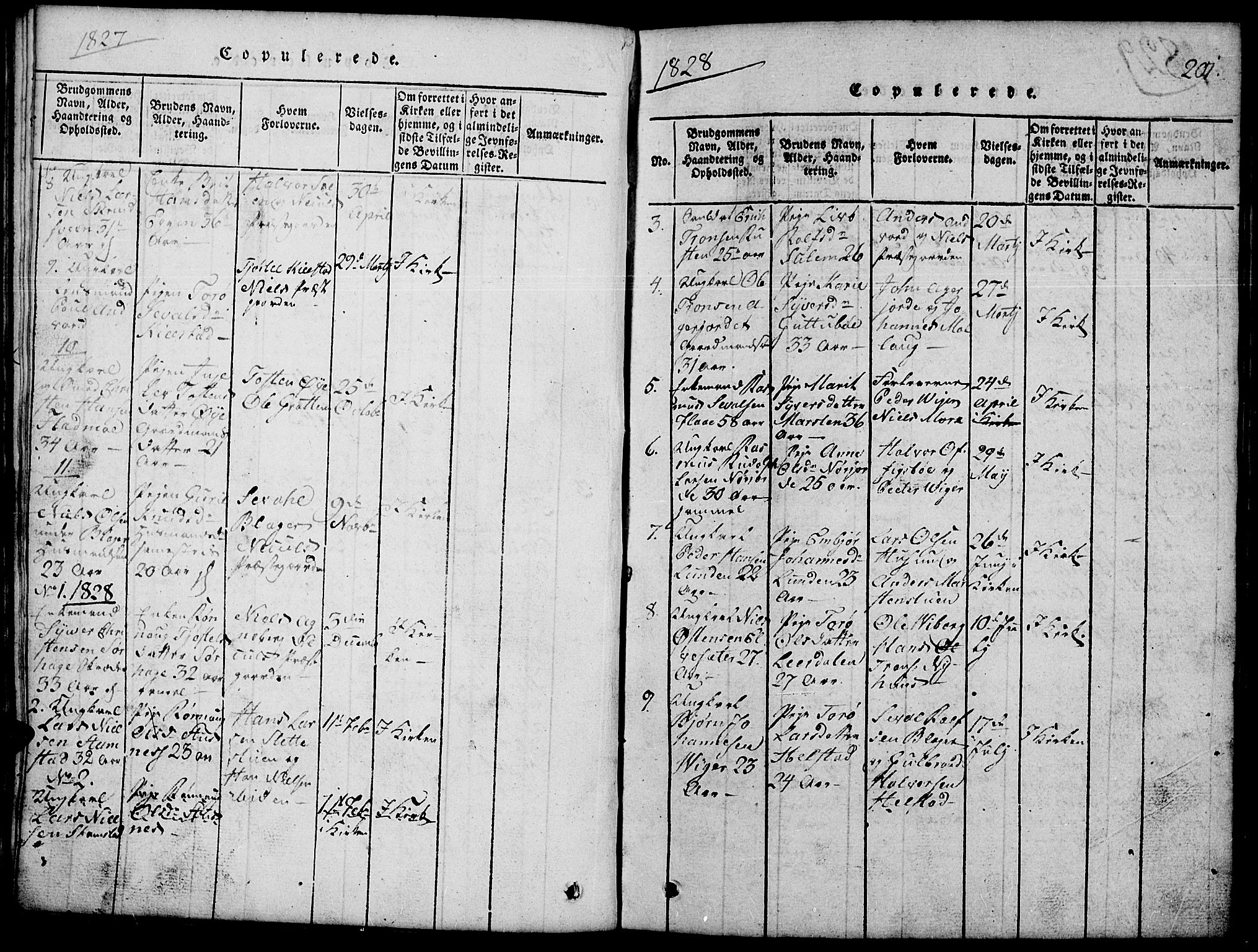 Lom prestekontor, SAH/PREST-070/L/L0001: Parish register (copy) no. 1, 1815-1836, p. 201