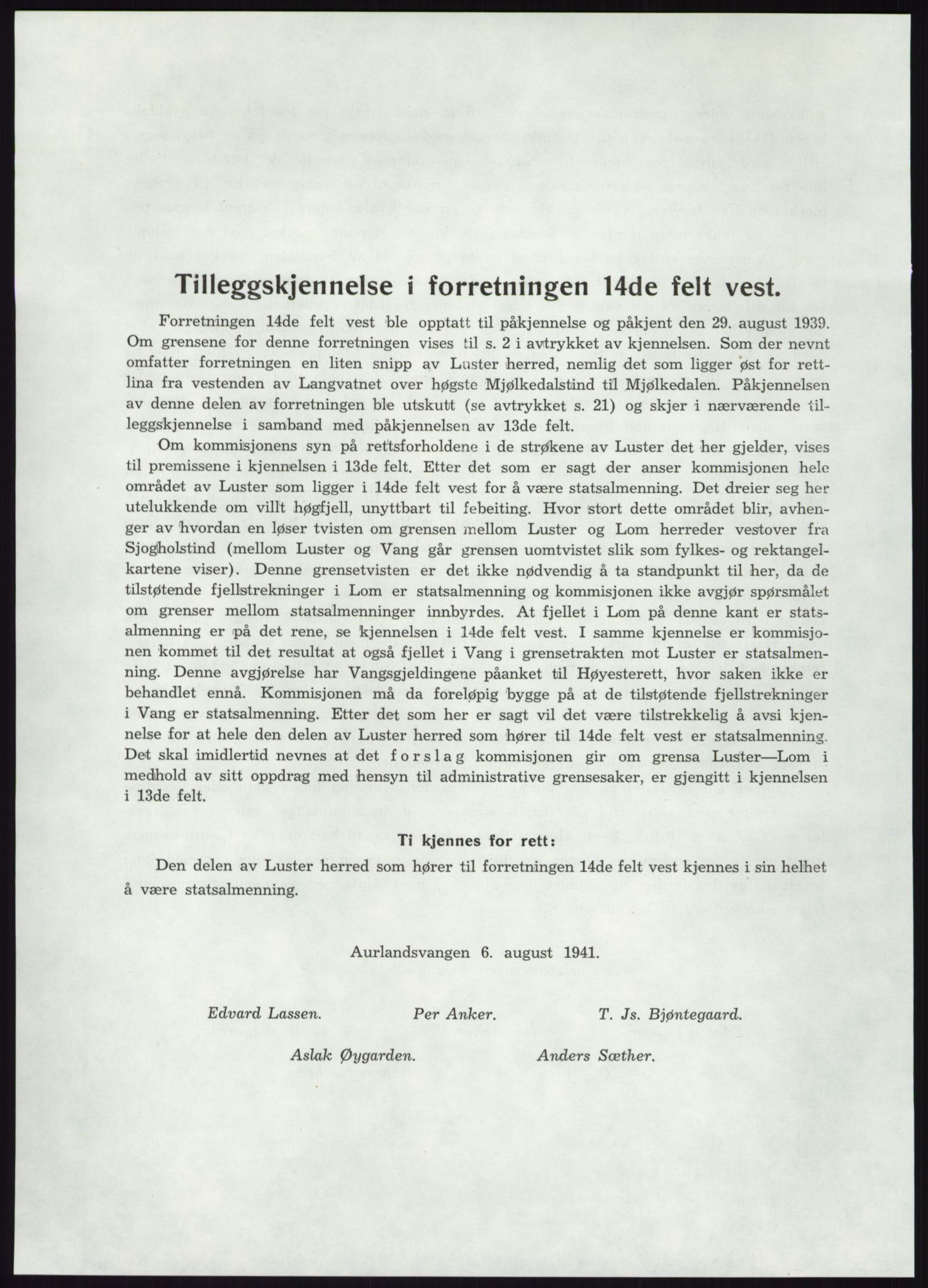 Høyfjellskommisjonen, RA/S-1546/X/Xa/L0001: Nr. 1-33, 1909-1953, p. 5675