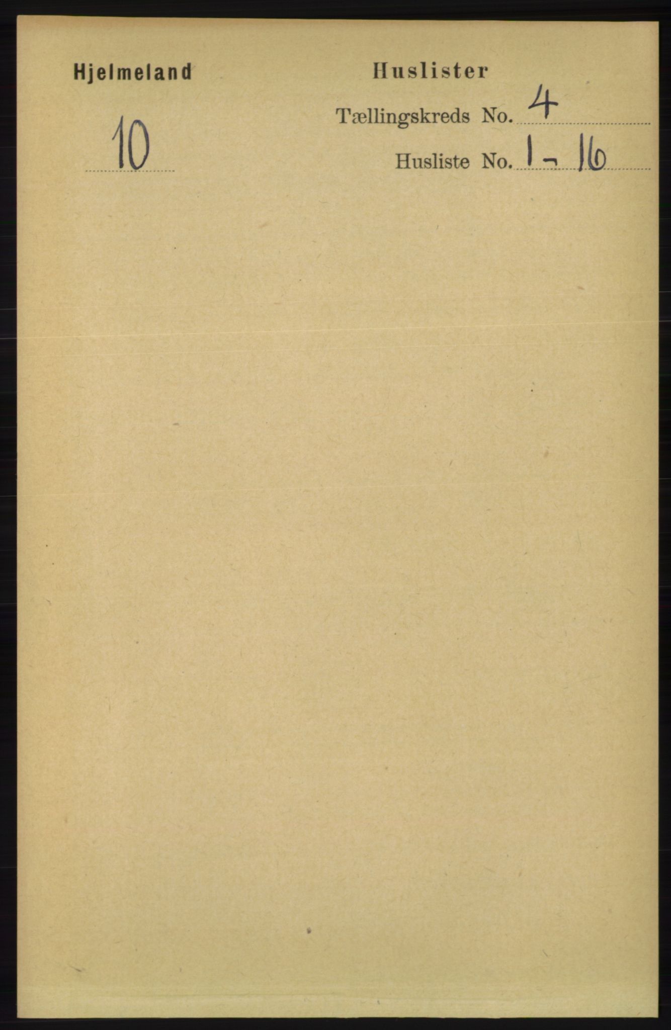 RA, 1891 census for 1133 Hjelmeland, 1891, p. 981