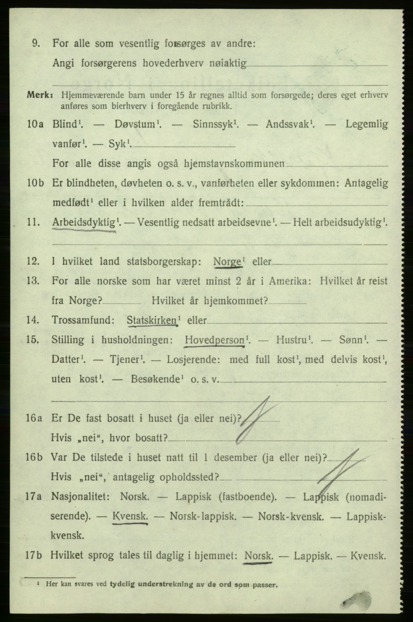 SATØ, 1920 census for Kjelvik, 1920, p. 7024