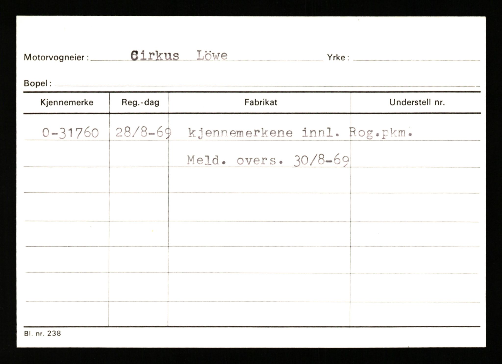 Stavanger trafikkstasjon, AV/SAST-A-101942/0/G/L0005: Registreringsnummer: 23000 - 34245, 1930-1971, p. 2678