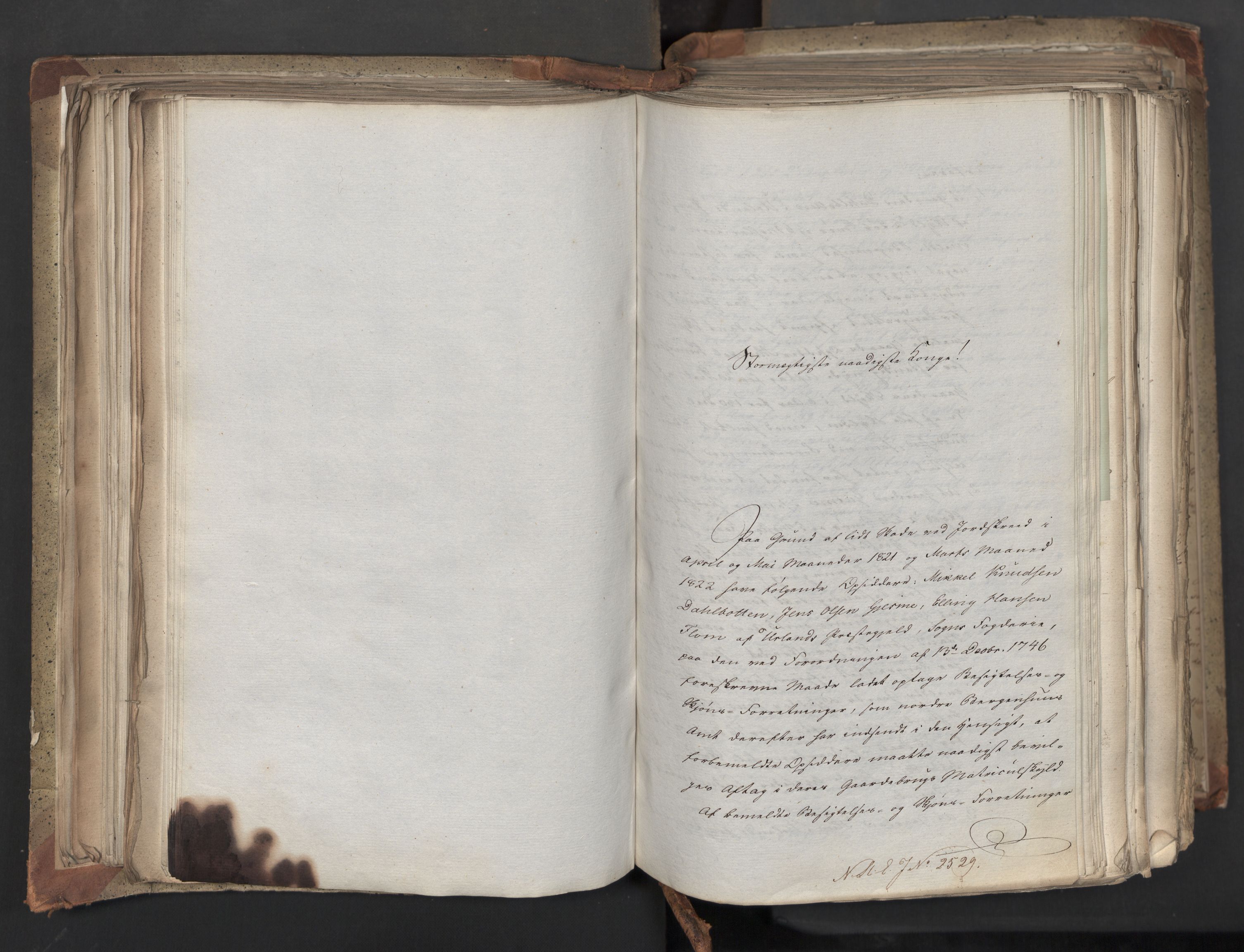 Statsrådsavdelingen i Stockholm, AV/RA-S-1003/D/Da/L0042: Regjeringsinnstillinger nr. 2467-2705, 1825, p. 193