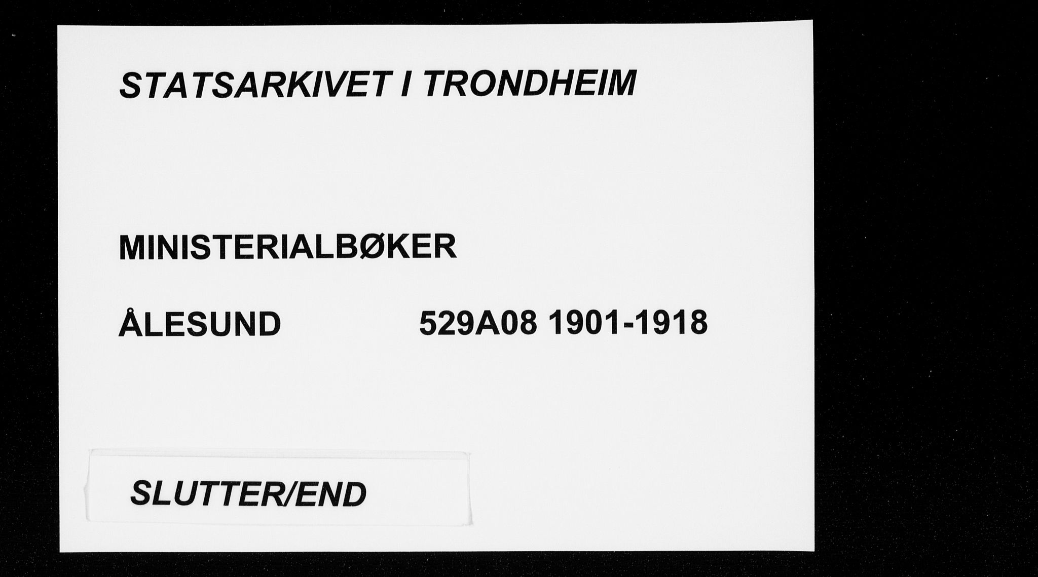 Ministerialprotokoller, klokkerbøker og fødselsregistre - Møre og Romsdal, AV/SAT-A-1454/529/L0458: Banns register no. 529A08, 1901-1918