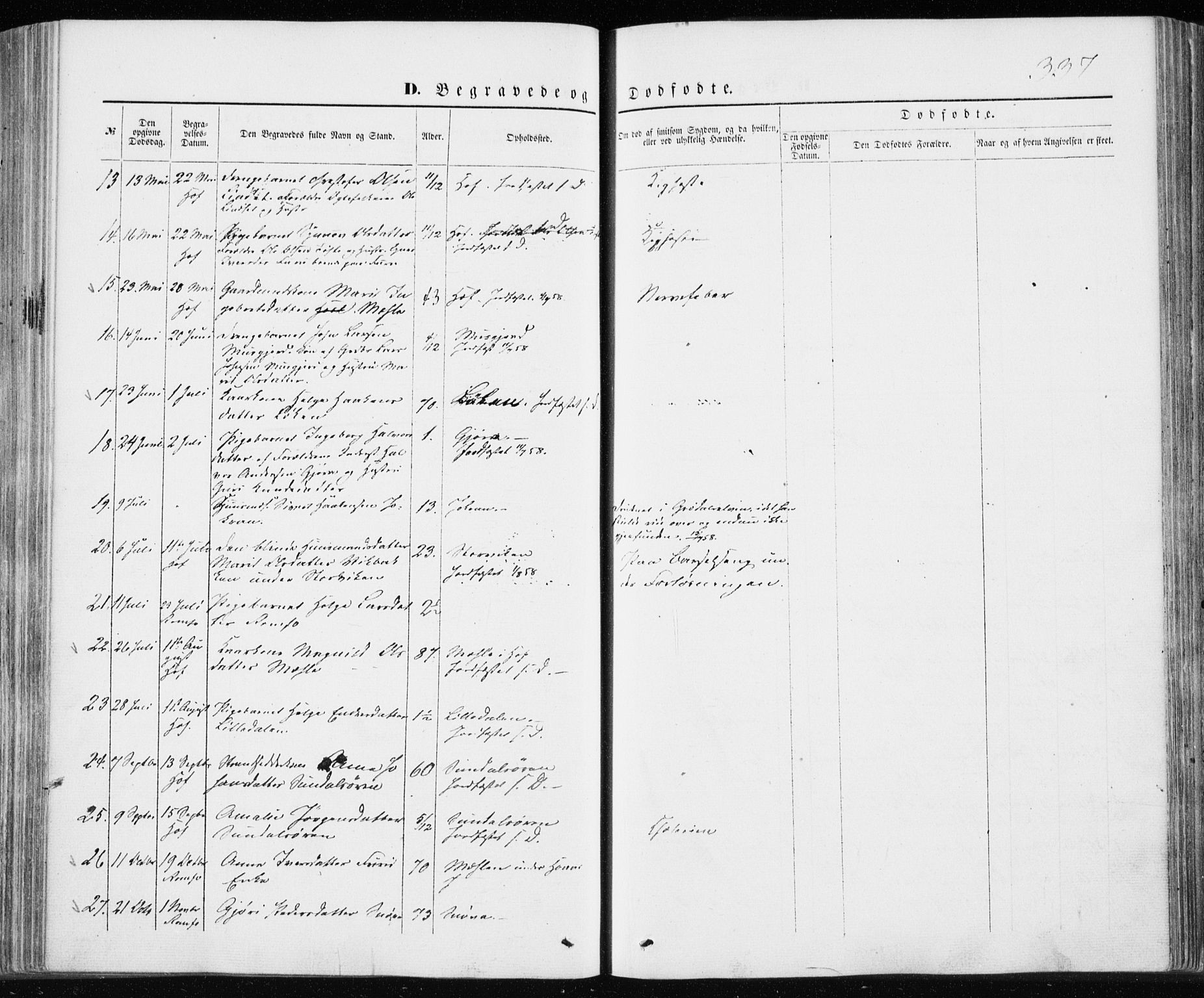Ministerialprotokoller, klokkerbøker og fødselsregistre - Møre og Romsdal, SAT/A-1454/590/L1013: Parish register (official) no. 590A05, 1847-1877, p. 337