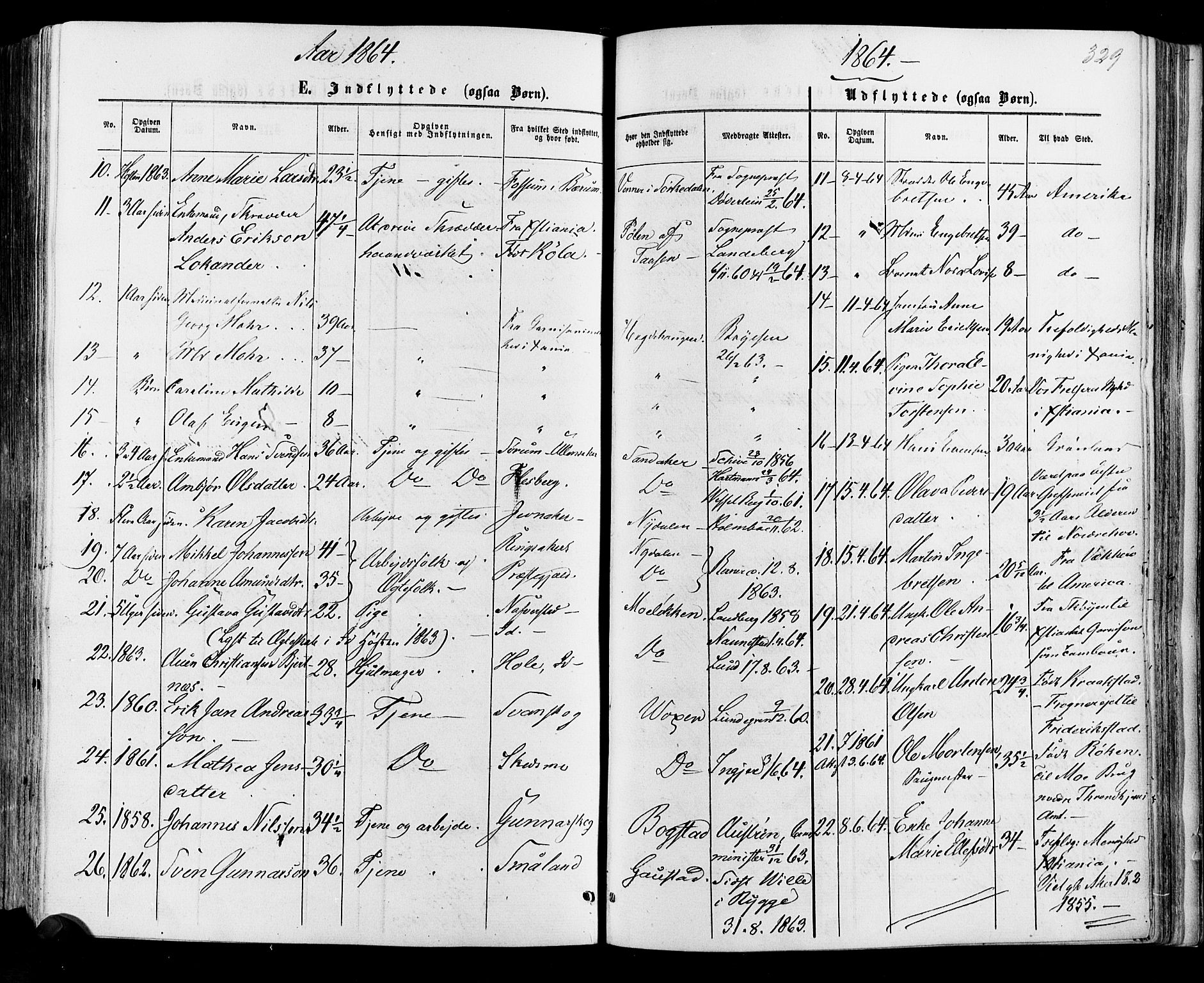 Vestre Aker prestekontor Kirkebøker, AV/SAO-A-10025/F/Fa/L0005: Parish register (official) no. 5, 1859-1877, p. 329