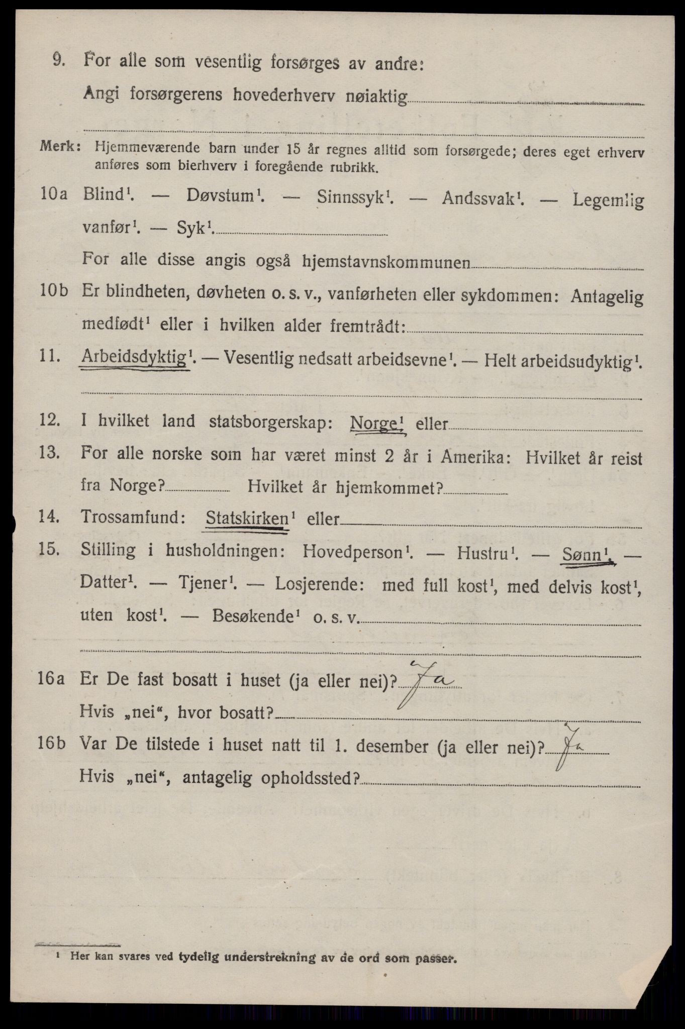 SAKO, 1920 census for Lårdal, 1920, p. 3322