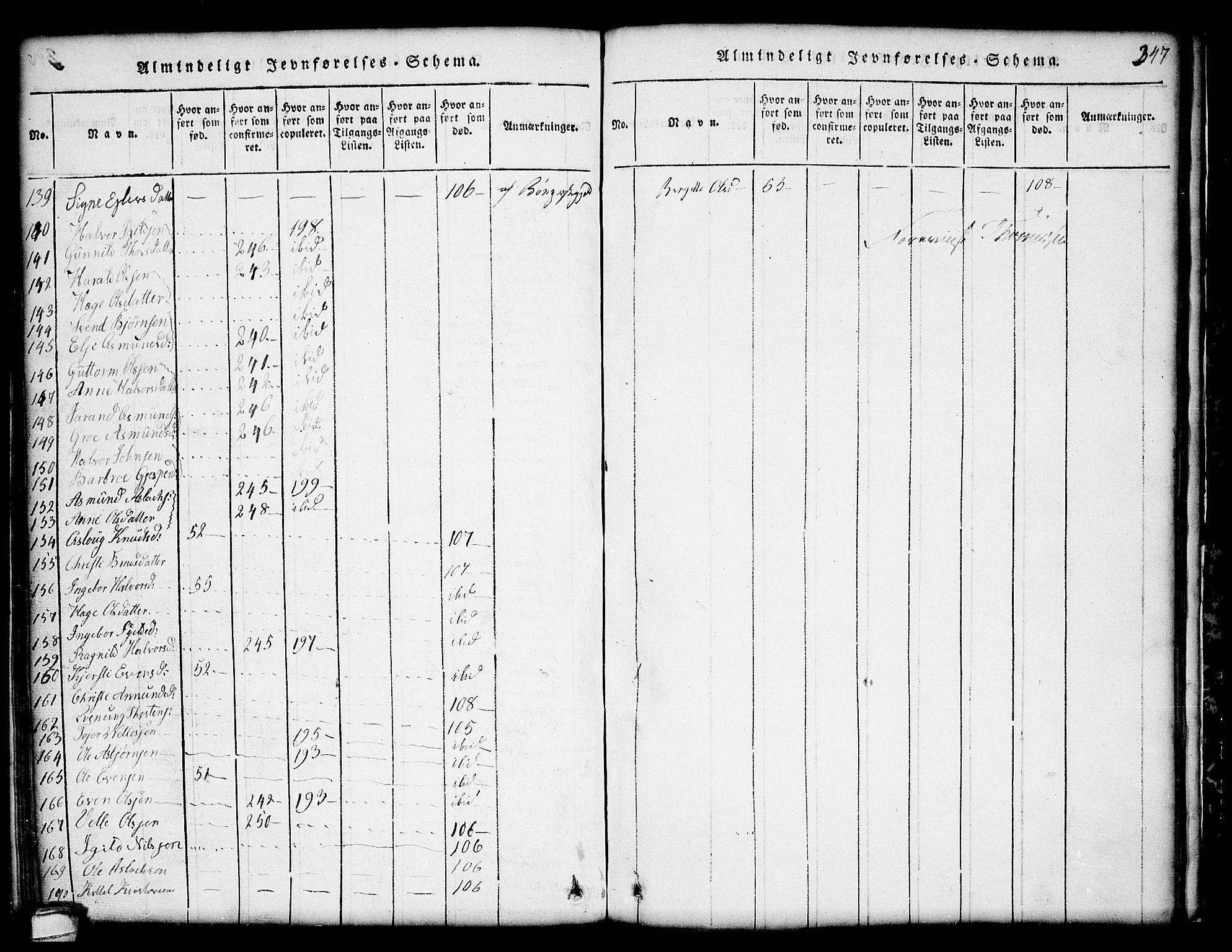 Seljord kirkebøker, AV/SAKO-A-20/G/Gc/L0001: Parish register (copy) no. III 1, 1815-1849, p. 347