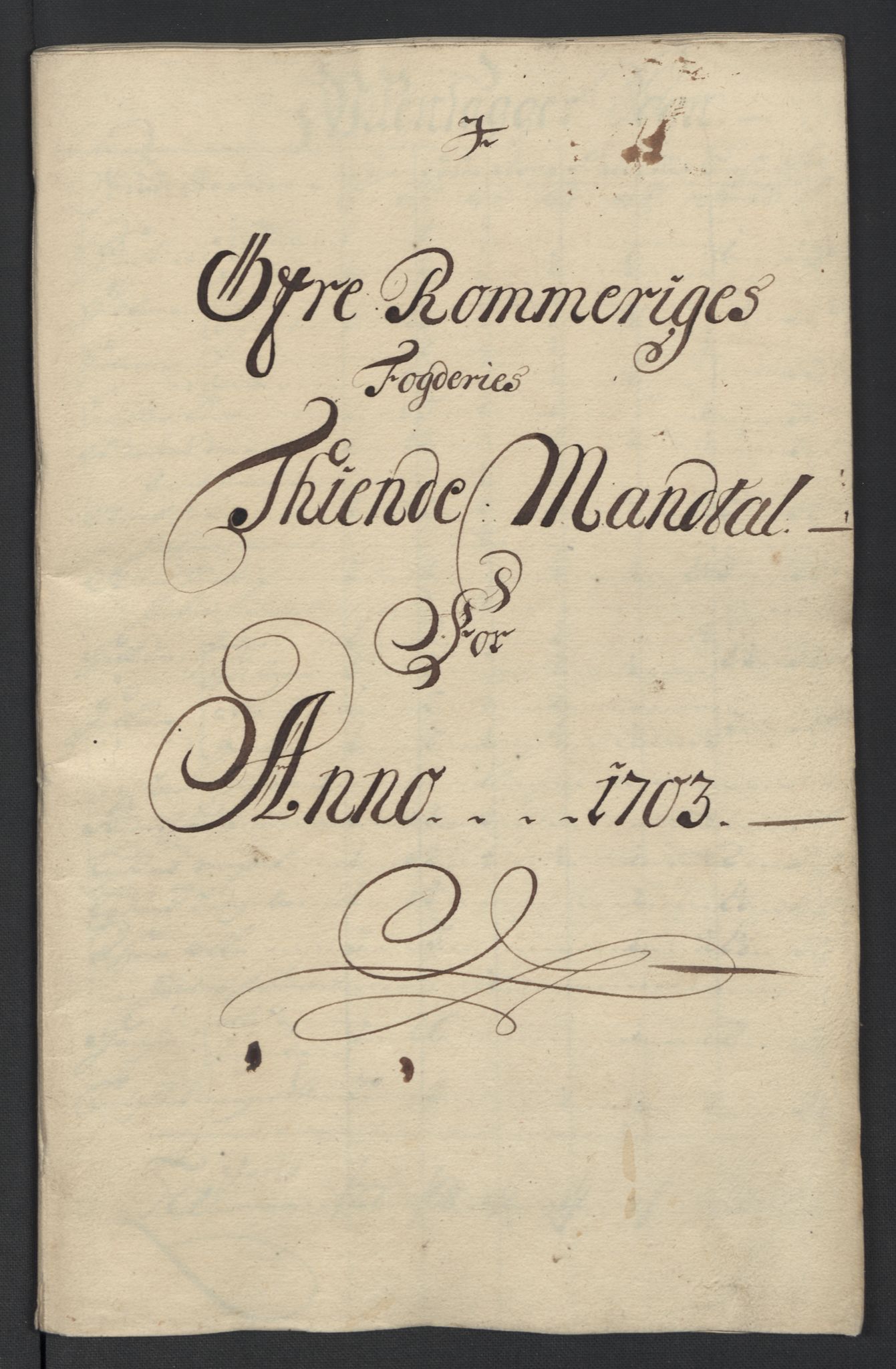 Rentekammeret inntil 1814, Reviderte regnskaper, Fogderegnskap, AV/RA-EA-4092/R12/L0716: Fogderegnskap Øvre Romerike, 1703, p. 30