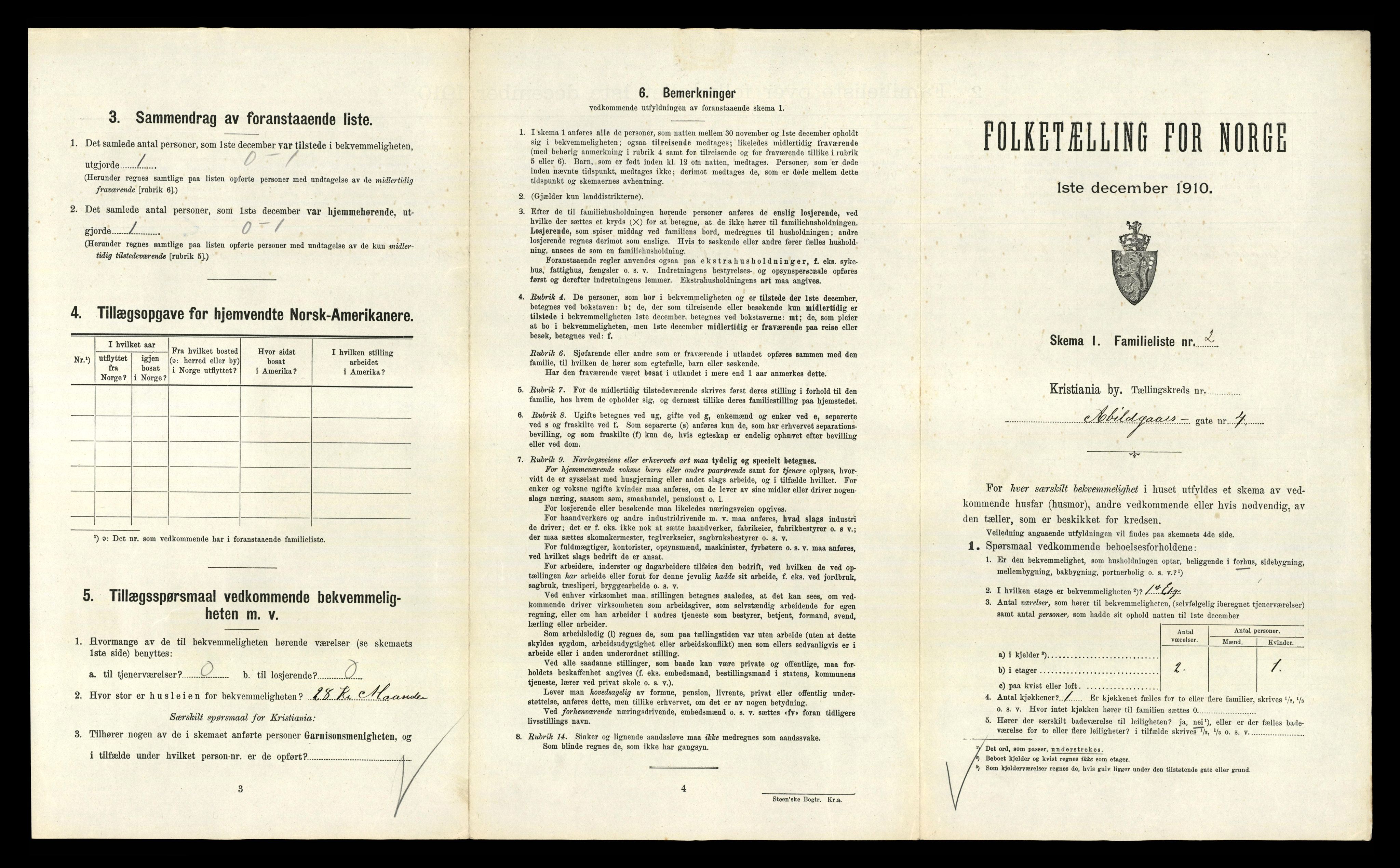 RA, 1910 census for Kristiania, 1910, p. 2101