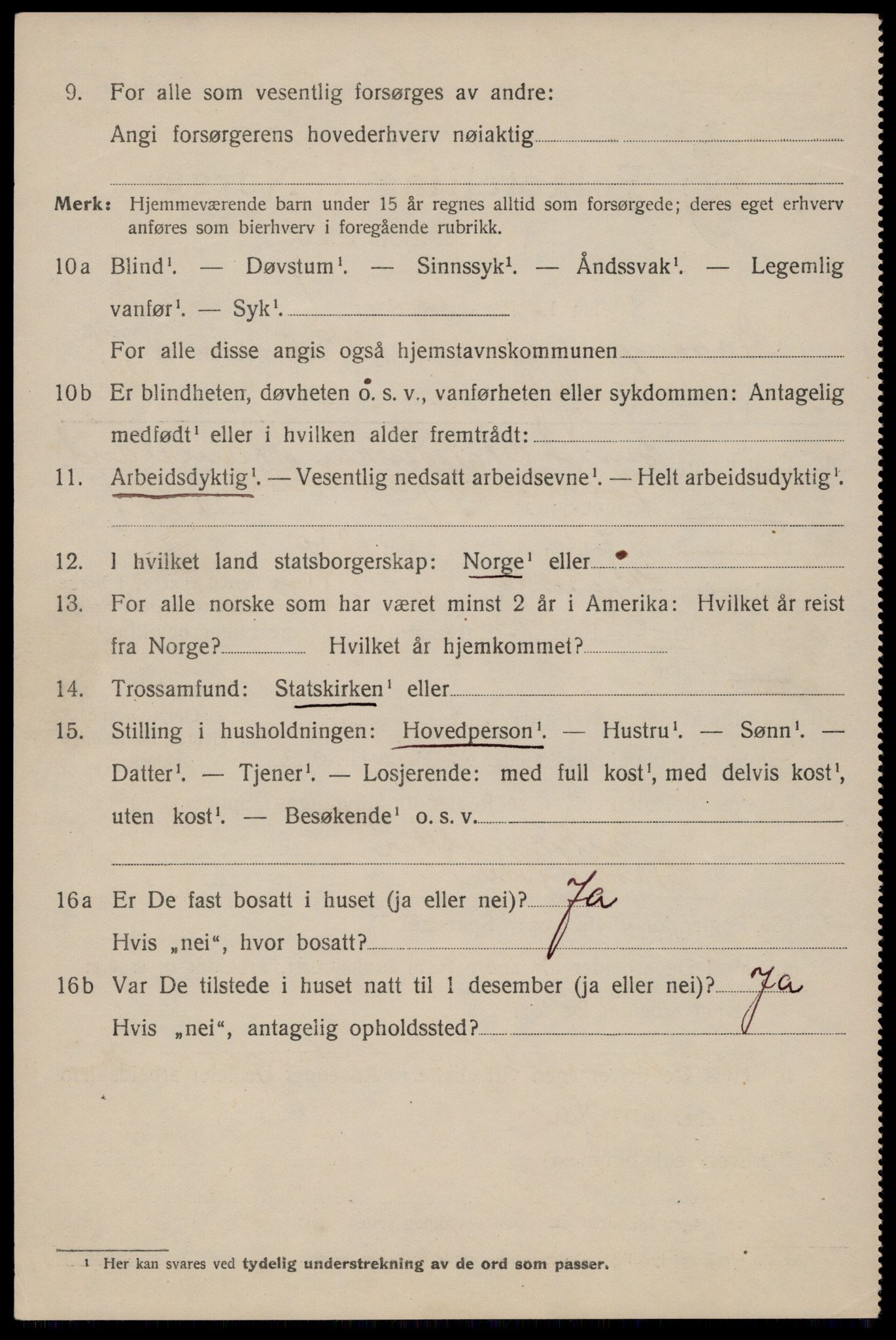 SAST, 1920 census for Stavanger, 1920, p. 72105