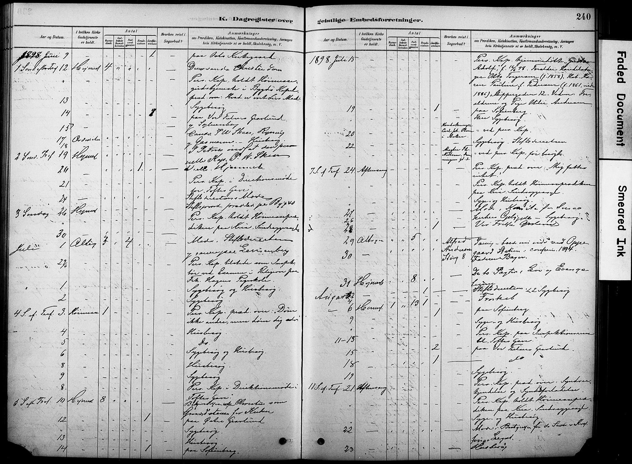 Oslo domkirke Kirkebøker, SAO/A-10752/F/Fa/L0038: Parish register (official) no. 38, 1878-1921, p. 240