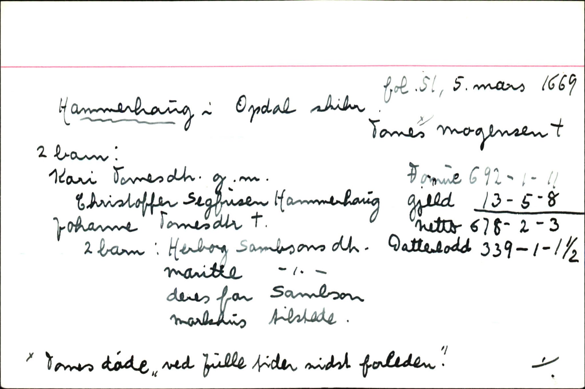 Skiftekort ved Statsarkivet i Bergen, SAB/SKIFTEKORT/004/L0001: Skifteprotokoll nr. 1-2, 1668-1699, p. 142