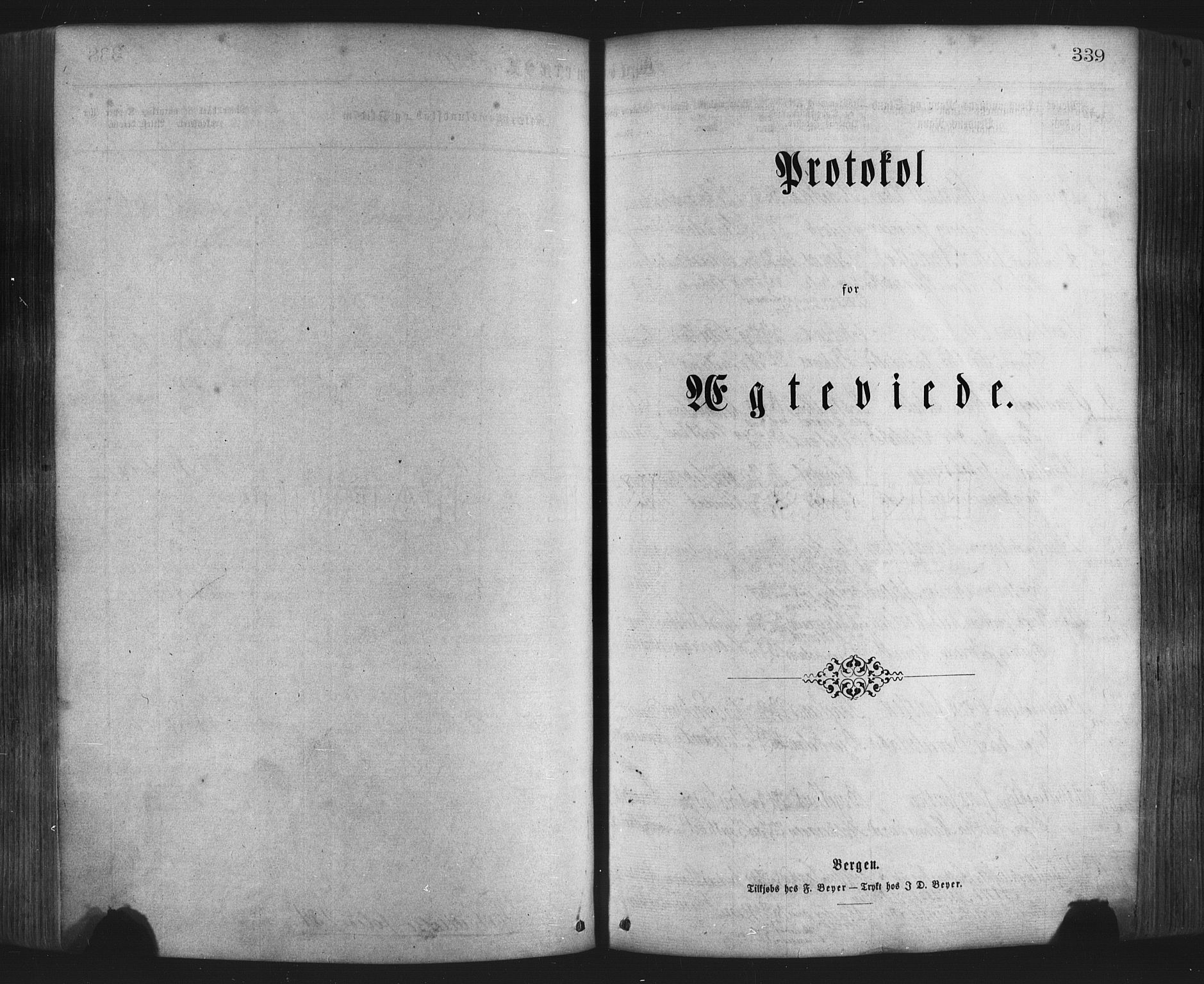 SAB, Hamre sokneprestembete, SAB/A-75501/H/Ha/Haa/Haaa/L0015Parish register (official) no. A 15, 1870-1881, p. 339
