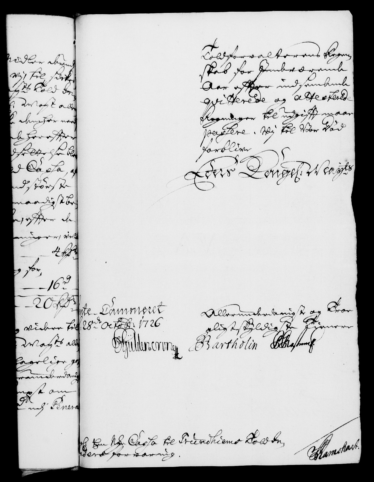 Rentekammeret, Kammerkanselliet, RA/EA-3111/G/Gf/Gfa/L0009: Norsk relasjons- og resolusjonsprotokoll (merket RK 52.9), 1726