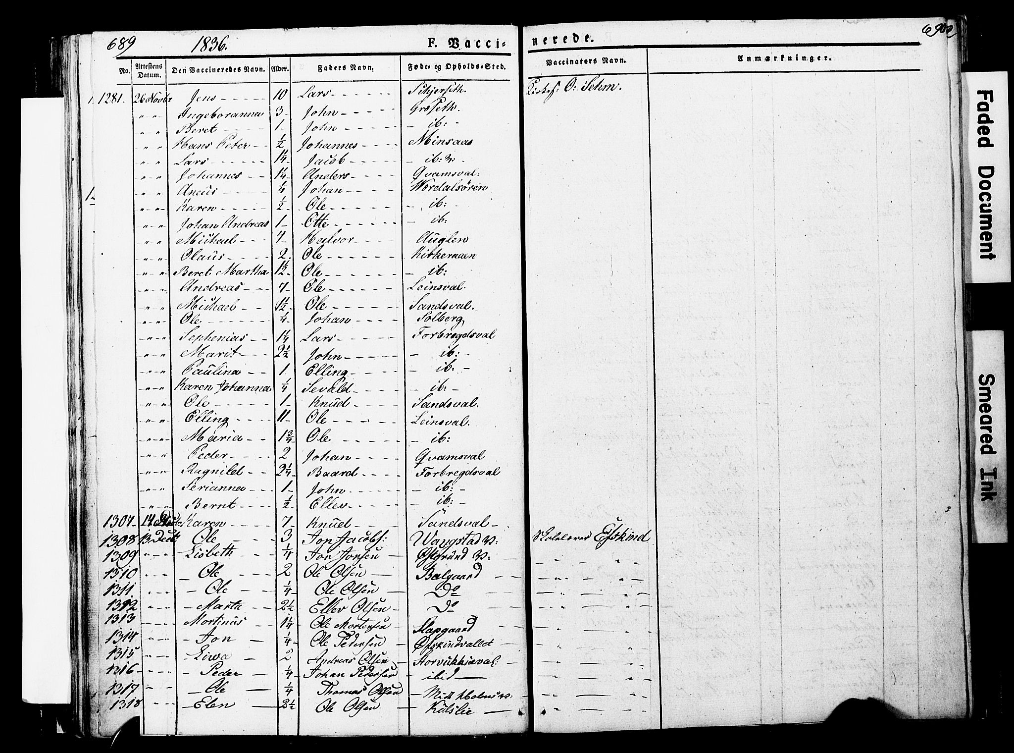 Ministerialprotokoller, klokkerbøker og fødselsregistre - Nord-Trøndelag, AV/SAT-A-1458/723/L0243: Parish register (official) no. 723A12, 1822-1851, p. 689-690