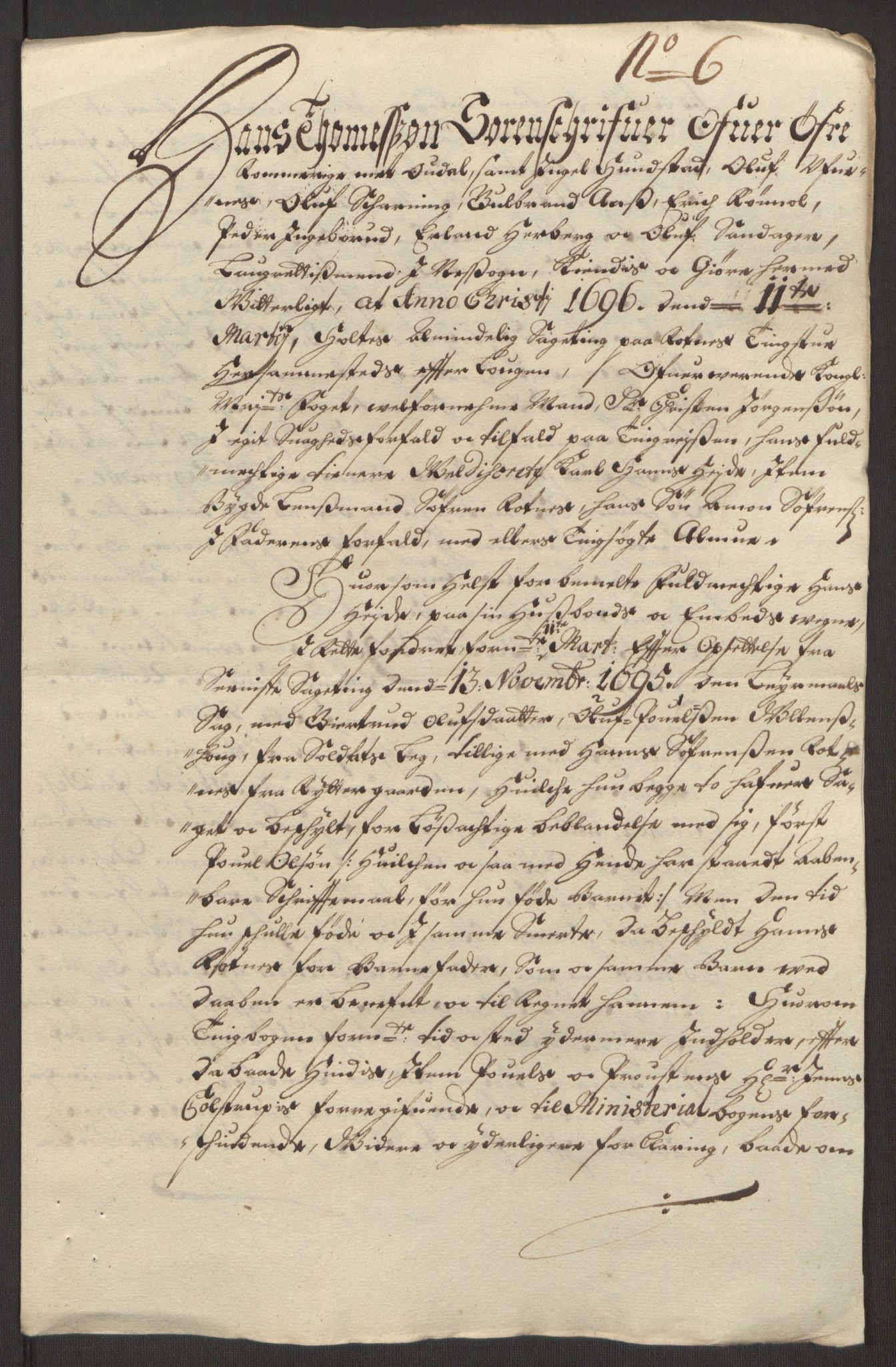 Rentekammeret inntil 1814, Reviderte regnskaper, Fogderegnskap, AV/RA-EA-4092/R12/L0707: Fogderegnskap Øvre Romerike, 1695, p. 73