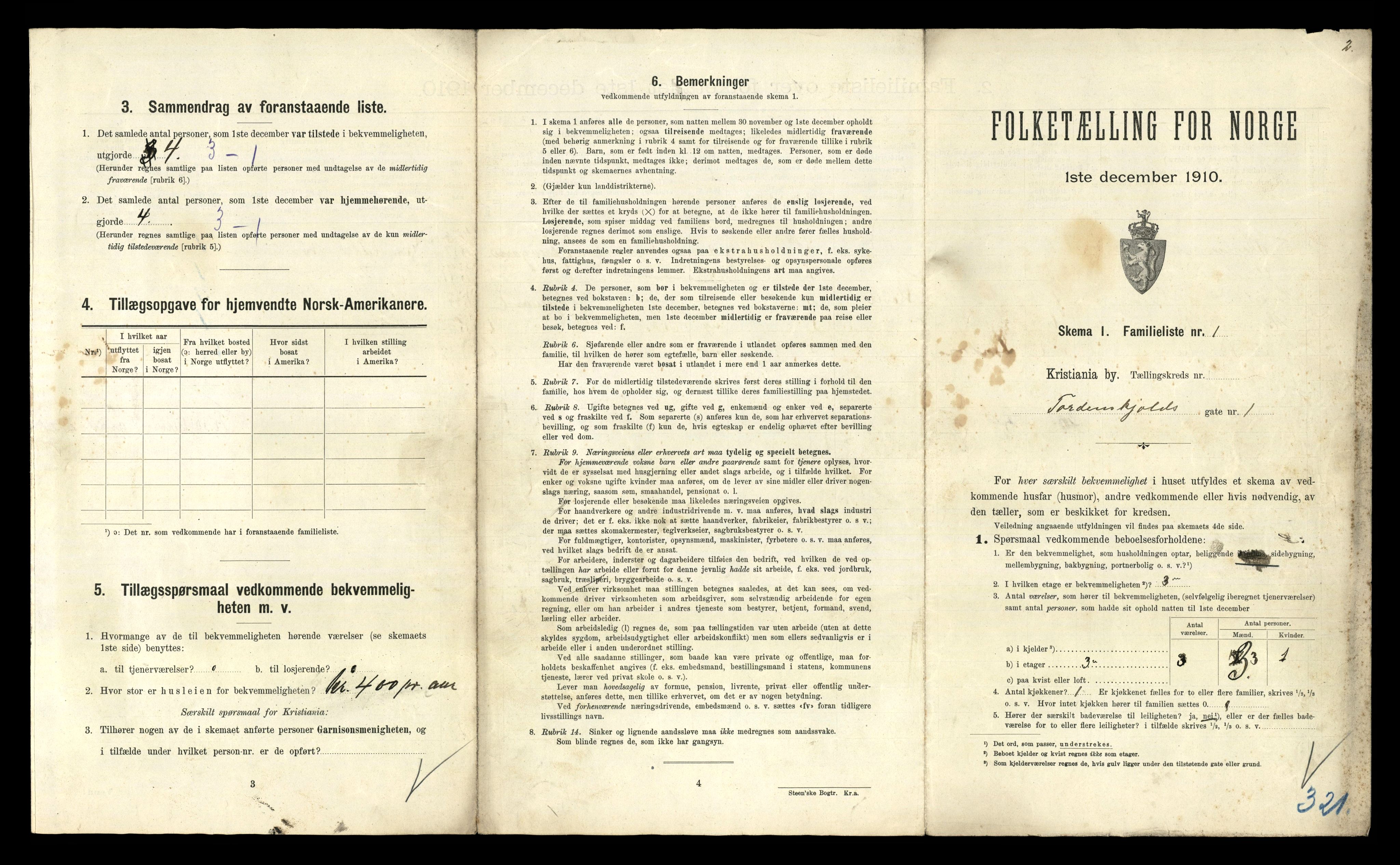 RA, 1910 census for Kristiania, 1910, p. 109261