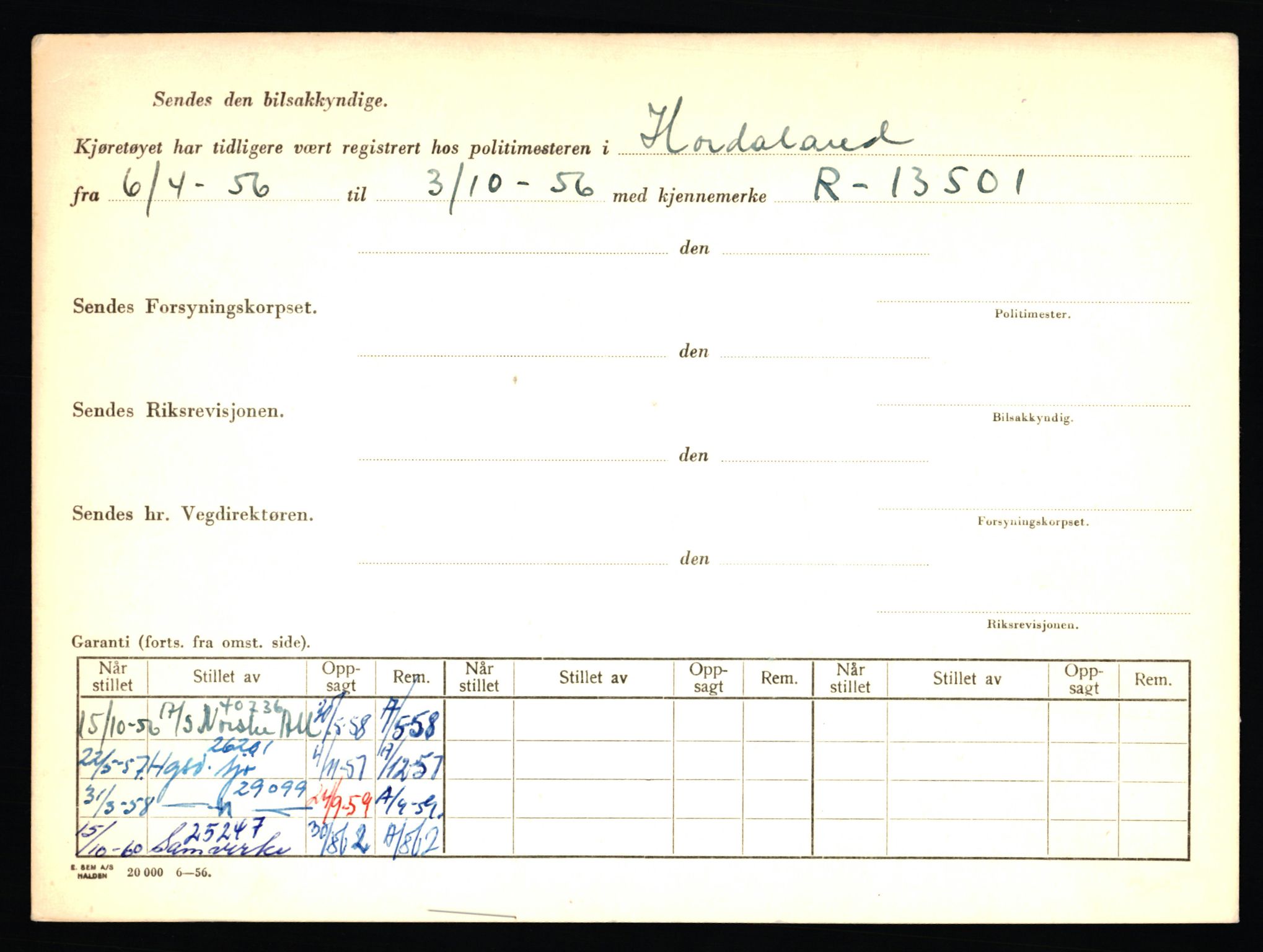 Stavanger trafikkstasjon, AV/SAST-A-101942/0/F/L0065: L-65400 - L-67649, 1930-1971, p. 308