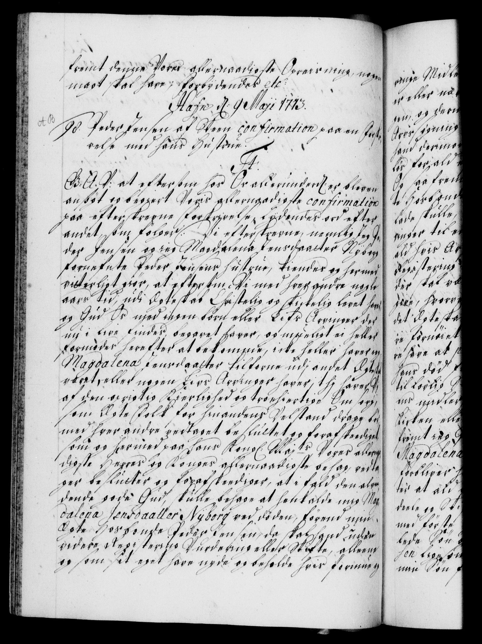 Danske Kanselli 1572-1799, AV/RA-EA-3023/F/Fc/Fca/Fcaa/L0021: Norske registre, 1712-1715, p. 120b