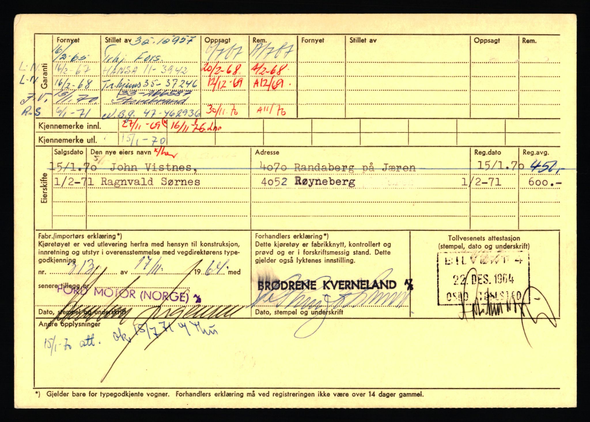 Stavanger trafikkstasjon, AV/SAST-A-101942/0/F/L0072: L-82200 - L-84099, 1930-1971, p. 1416