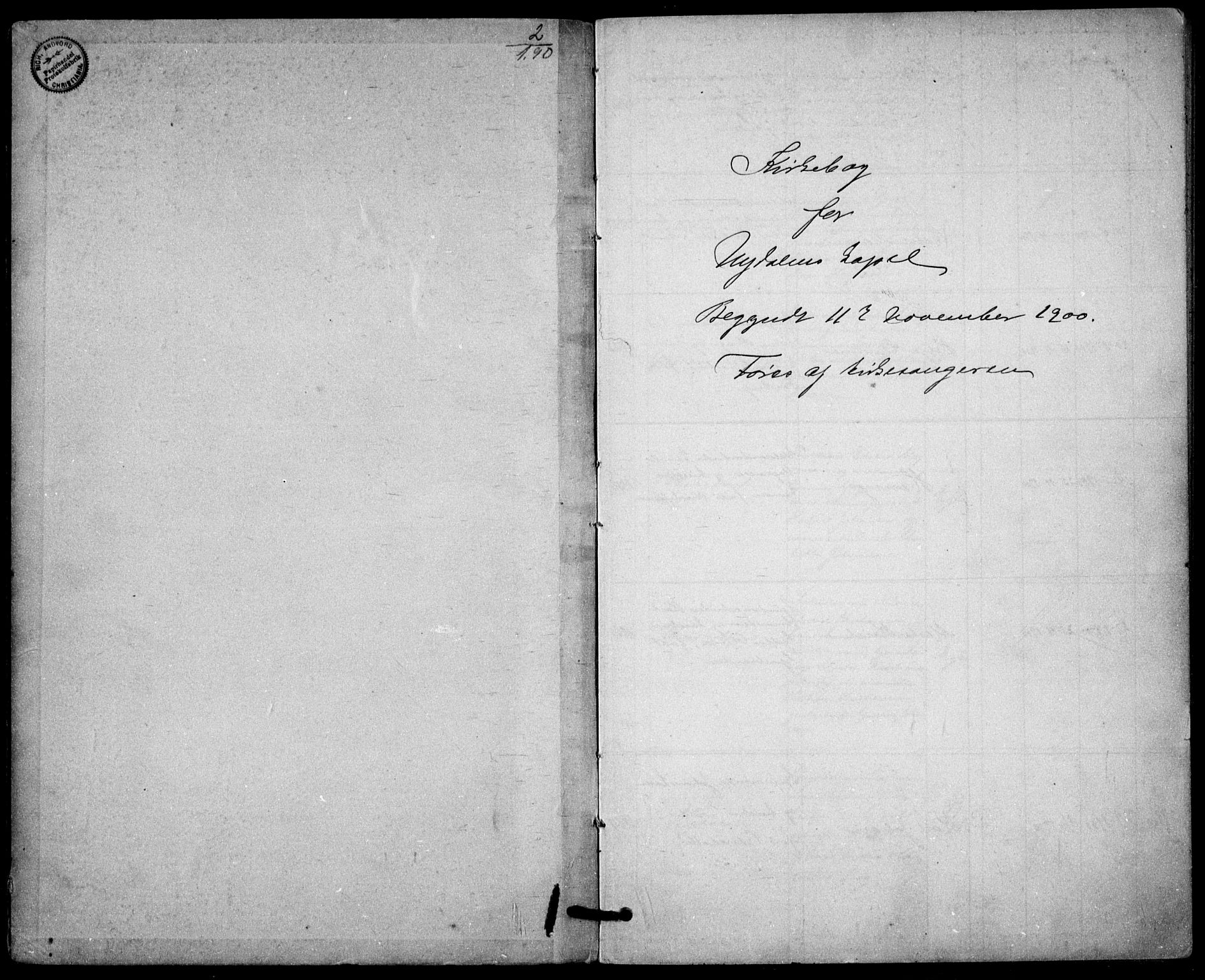 Vestre Aker prestekontor Kirkebøker, SAO/A-10025/G/Gc/L0001: Parish register (copy) no. III 1, 1900-1913