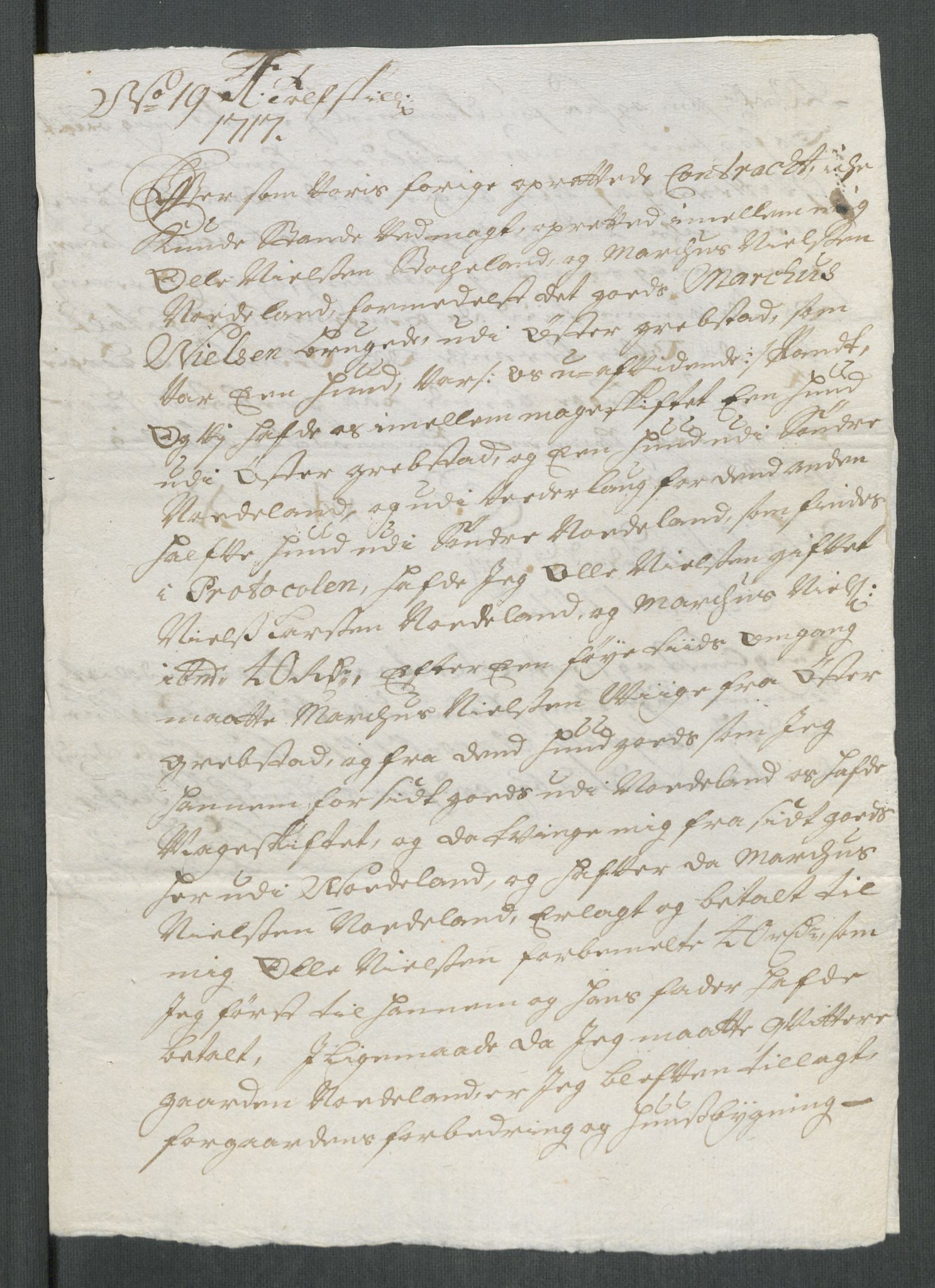 Rentekammeret inntil 1814, Reviderte regnskaper, Fogderegnskap, AV/RA-EA-4092/R43/L2561: Fogderegnskap Lista og Mandal, 1717, p. 475