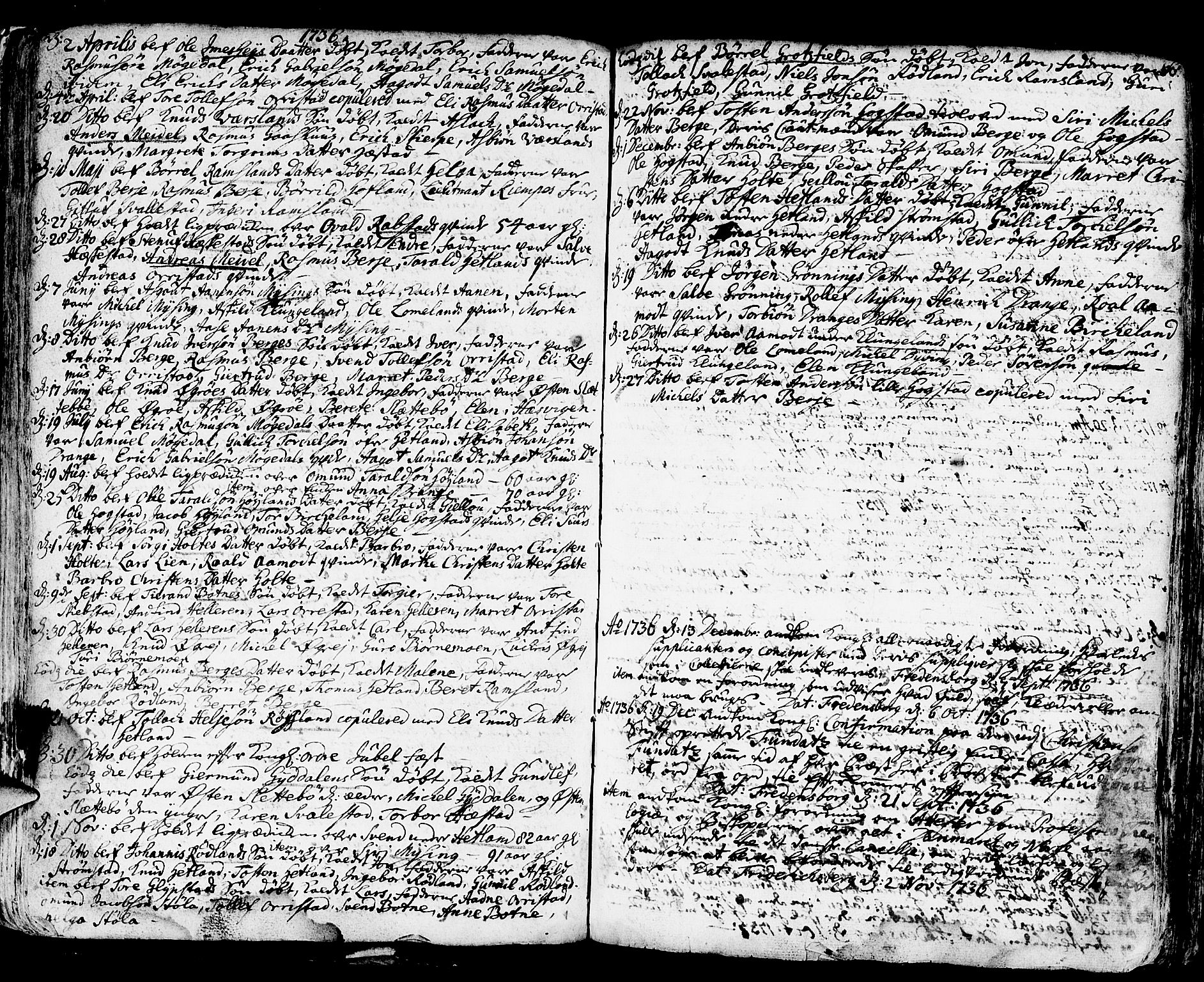 Helleland sokneprestkontor, SAST/A-101810: Parish register (official) no. A 1 /1, 1713-1761, p. 60