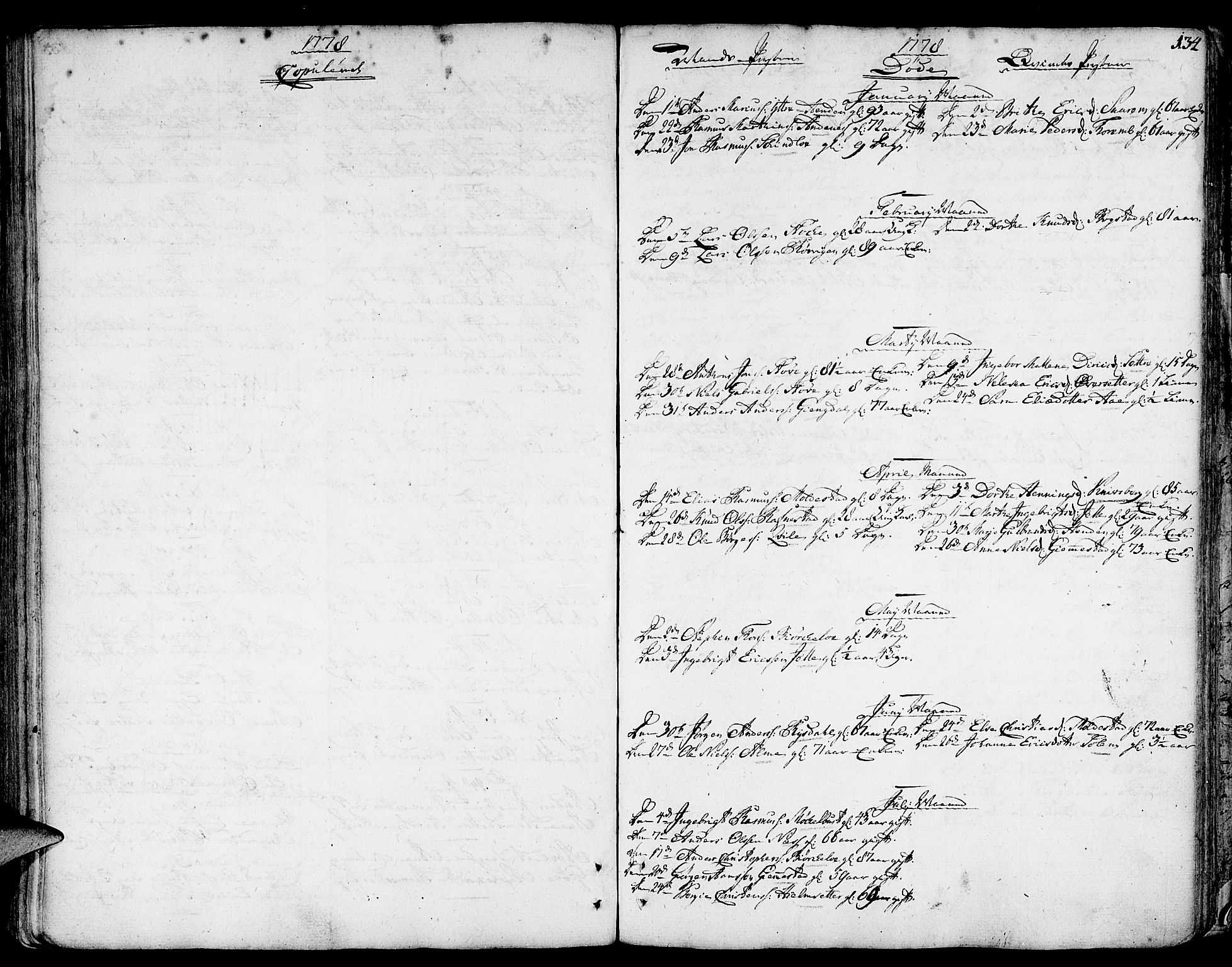 Gloppen sokneprestembete, AV/SAB-A-80101/H/Haa/Haaa/L0004: Parish register (official) no. A 4, 1758-1784, p. 134