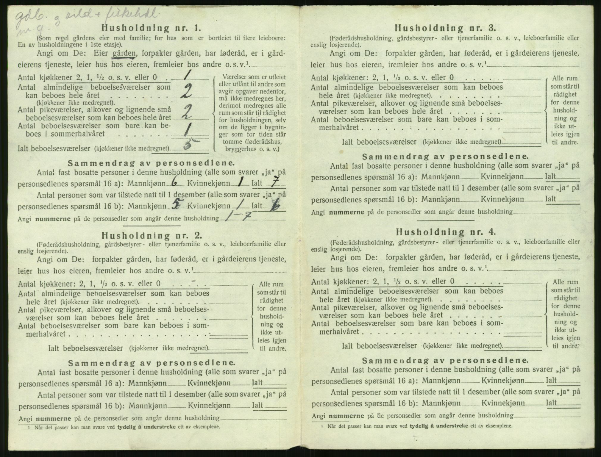 SAT, 1920 census for Sande (MR), 1920, p. 575