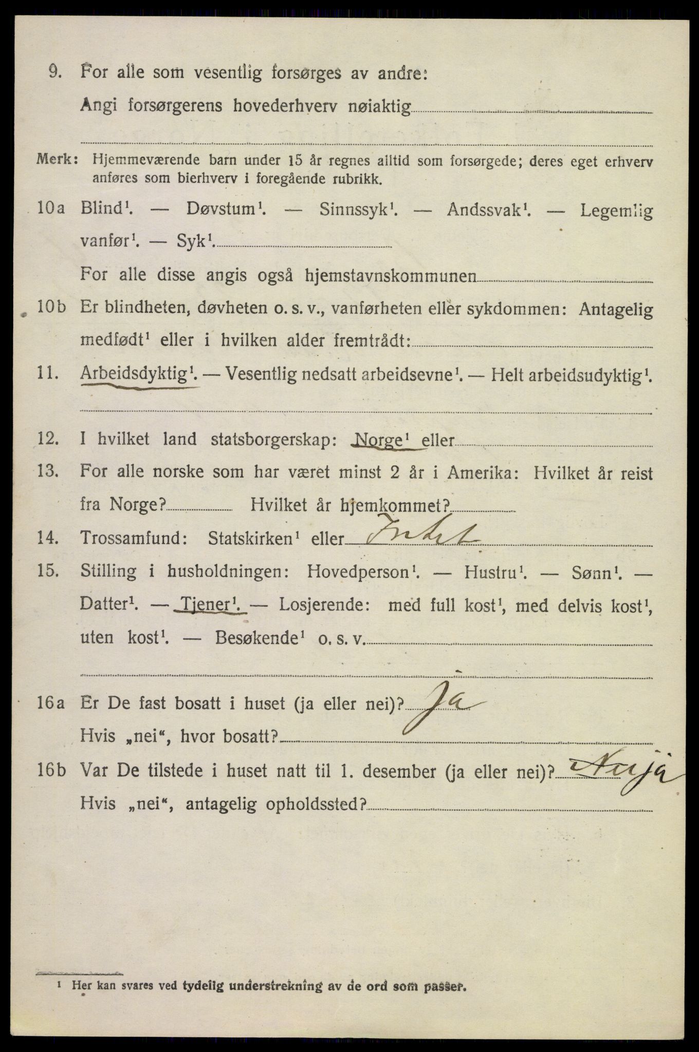 SAKO, 1920 census for Bø (Telemark), 1920, p. 3595