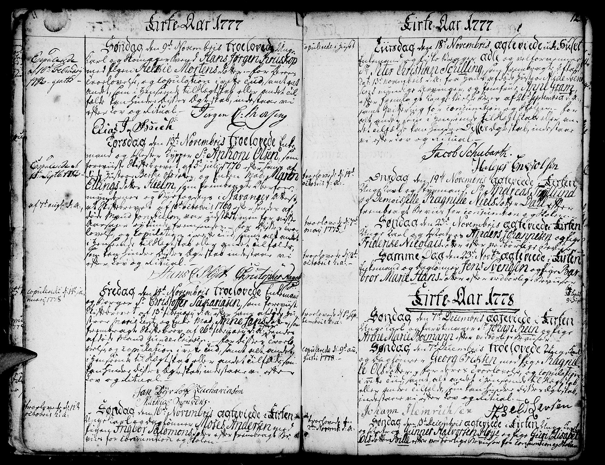 Nykirken Sokneprestembete, SAB/A-77101/H/Haa/L0008: Parish register (official) no. A 8, 1776-1814, p. 12
