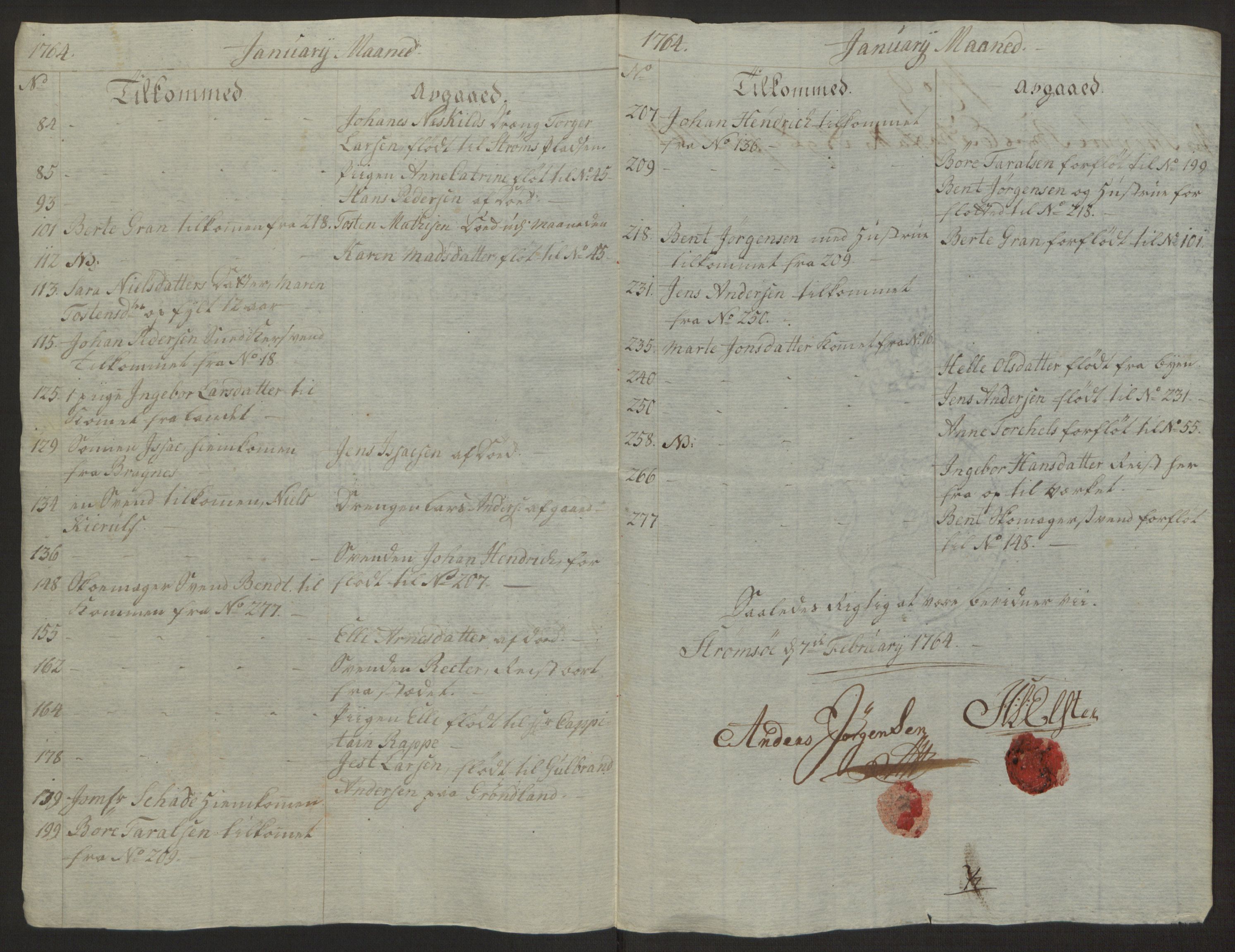 Rentekammeret inntil 1814, Reviderte regnskaper, Byregnskaper, RA/EA-4066/R/Rg/L0144/0001: [G4] Kontribusjonsregnskap / Ekstraskatt, 1762-1767, p. 263