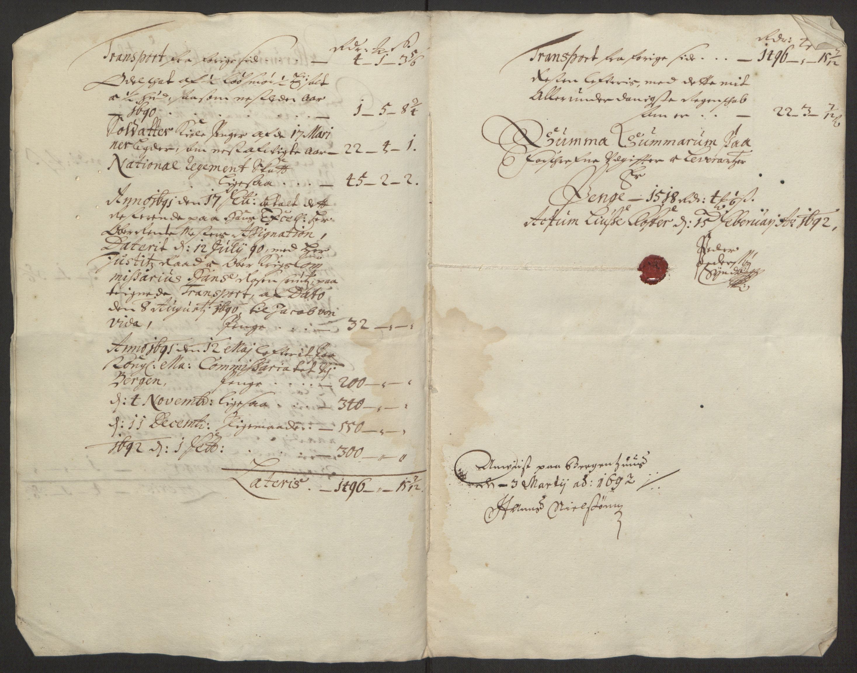 Rentekammeret inntil 1814, Reviderte regnskaper, Fogderegnskap, RA/EA-4092/R50/L3159: Fogderegnskap Lyse kloster, 1691-1709, p. 7