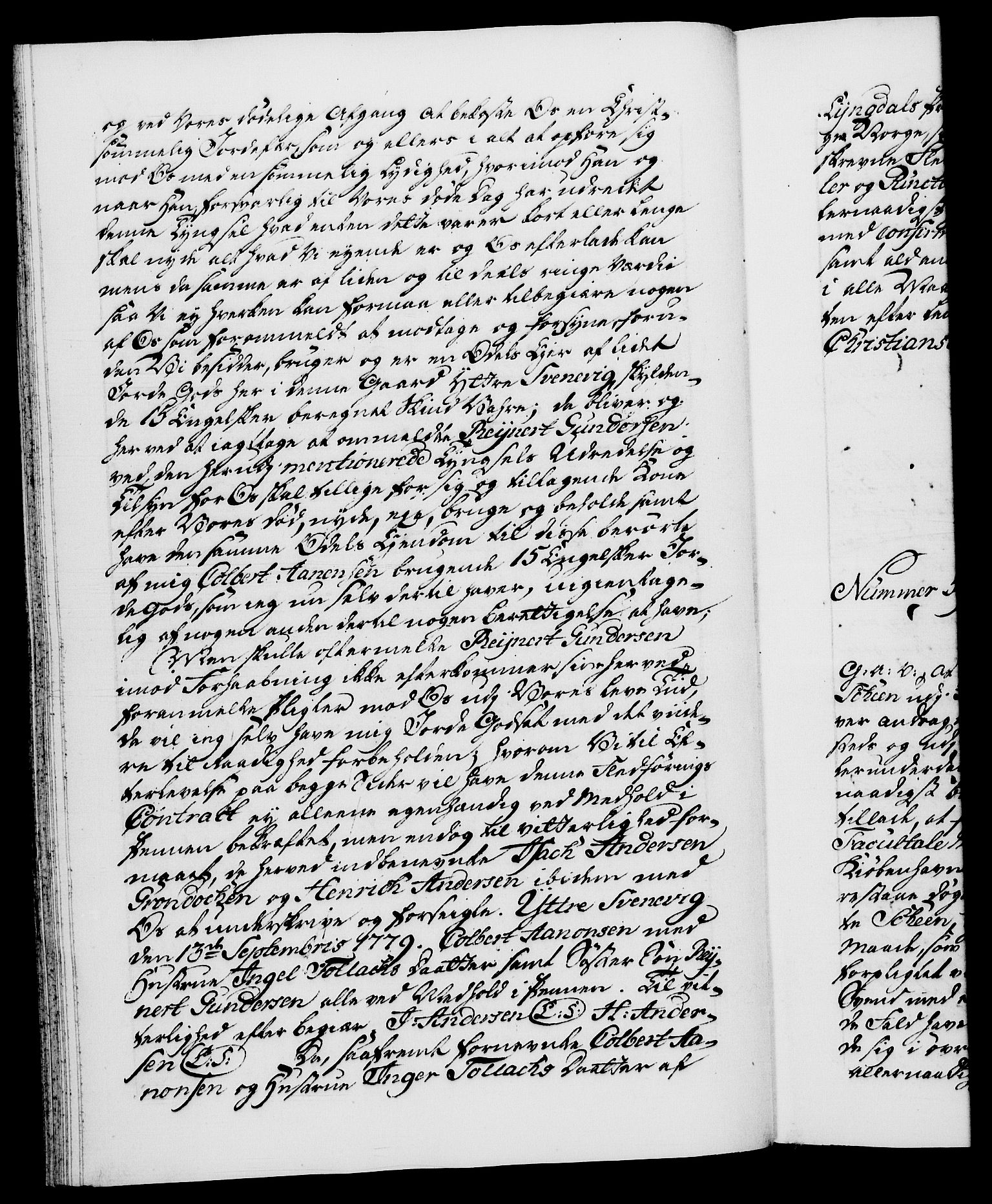 Danske Kanselli 1572-1799, RA/EA-3023/F/Fc/Fca/Fcaa/L0048: Norske registre, 1779-1781, p. 191b