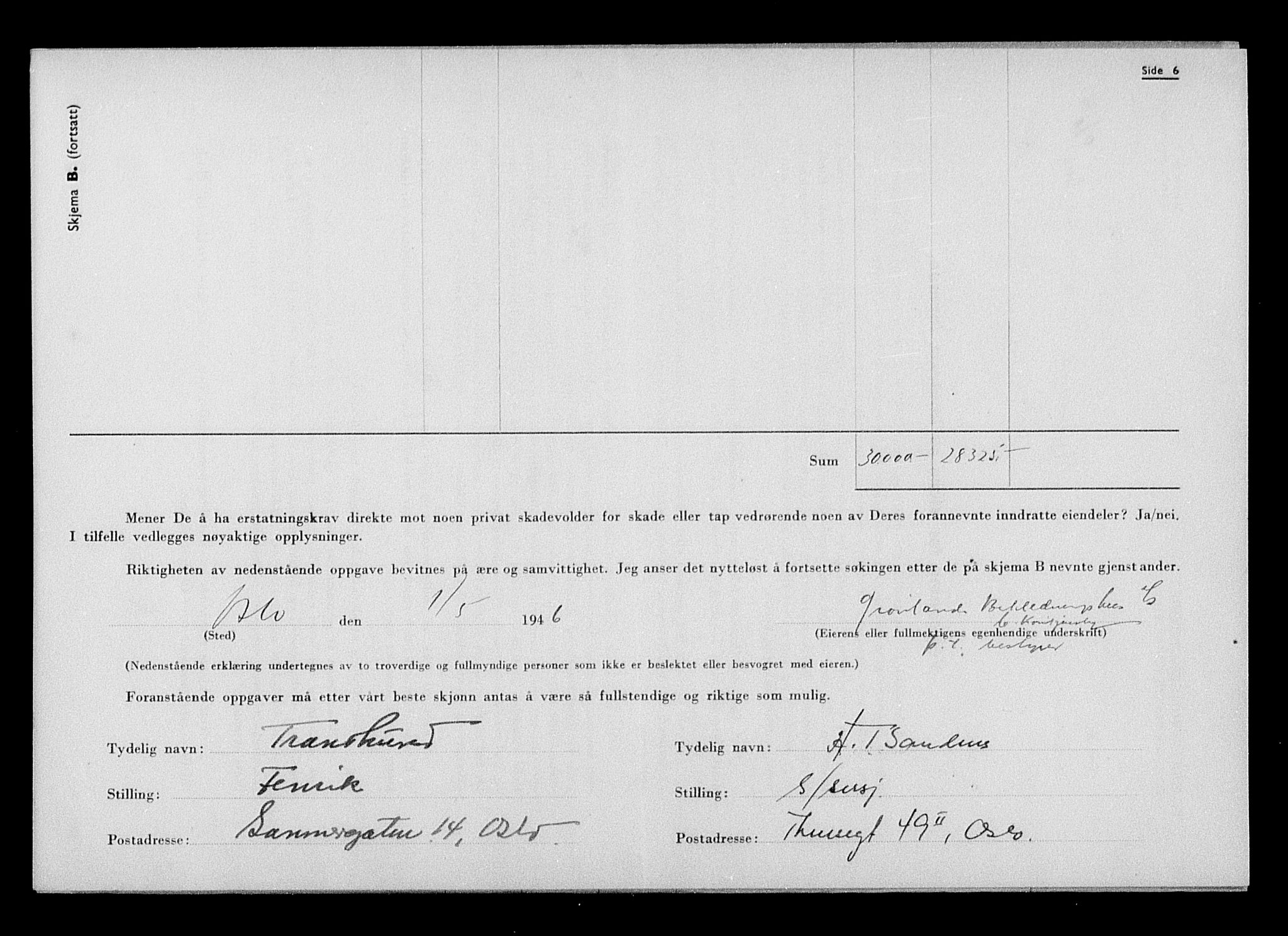 Justisdepartementet, Tilbakeføringskontoret for inndratte formuer, RA/S-1564/H/Hc/Hcc/L0941: --, 1945-1947, p. 649