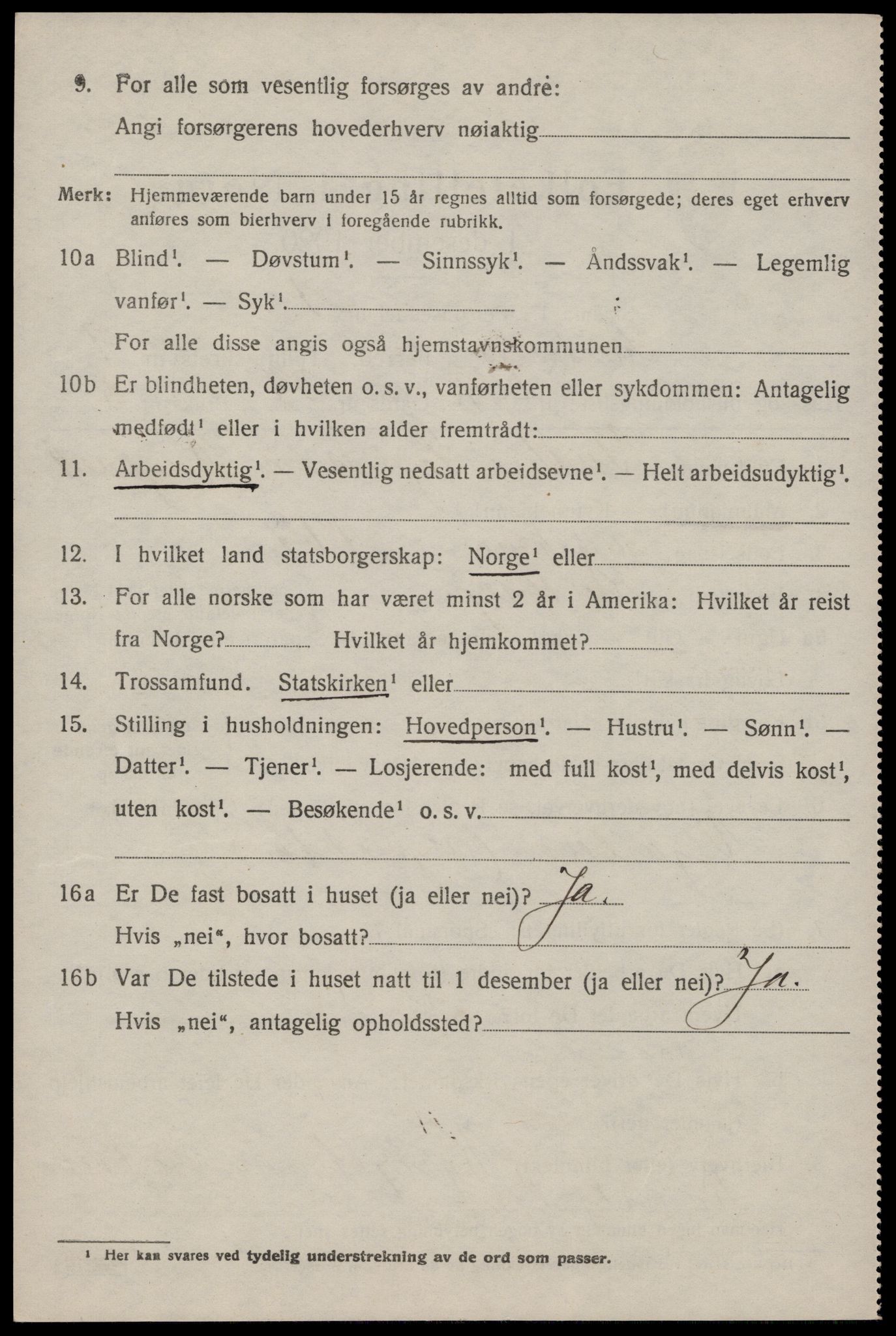 SAKO, 1920 census for Kviteseid, 1920, p. 4374