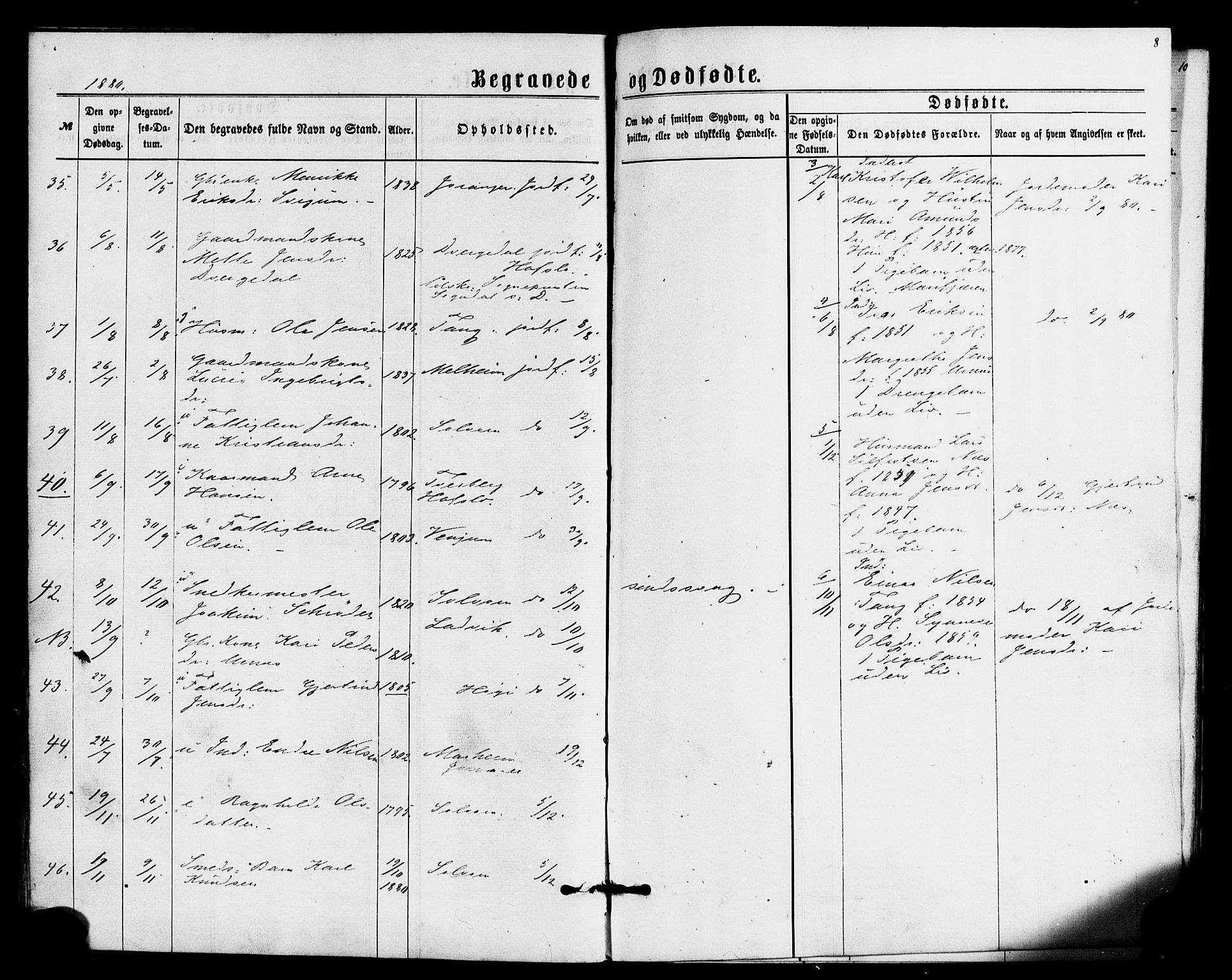Hafslo sokneprestembete, SAB/A-80301/H/Haa/Haaa/L0014: Parish register (official) no. A 14, 1877-1886, p. 8