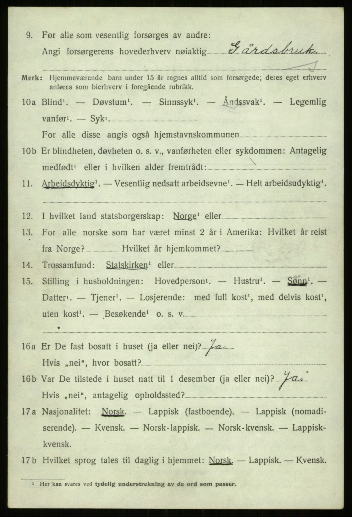 SATØ, 1920 census for Trondenes, 1920, p. 16783