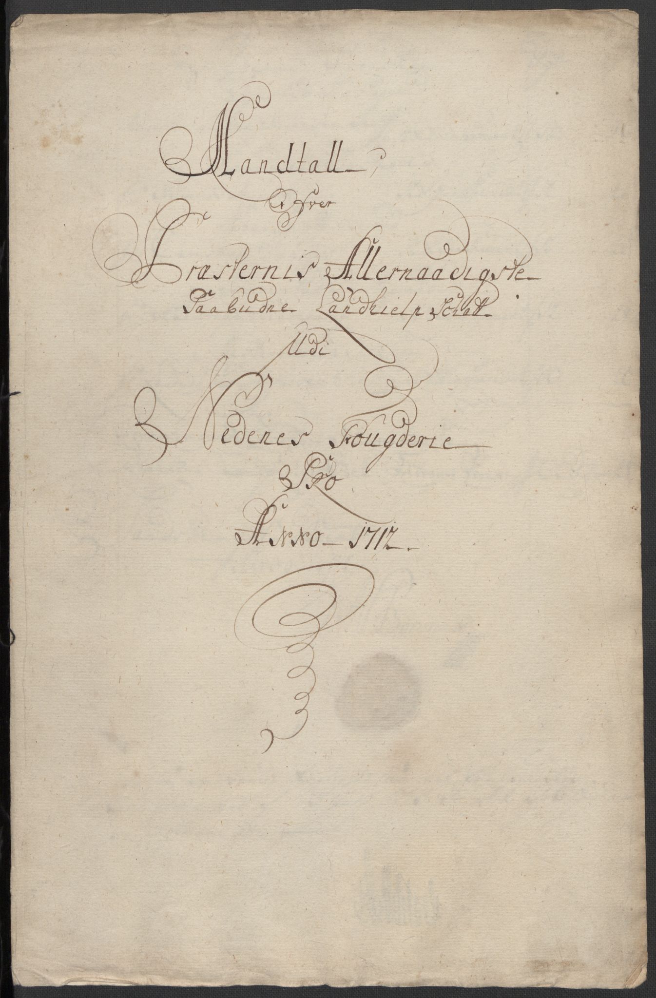 Rentekammeret inntil 1814, Reviderte regnskaper, Fogderegnskap, AV/RA-EA-4092/R39/L2320: Fogderegnskap Nedenes, 1712, p. 209