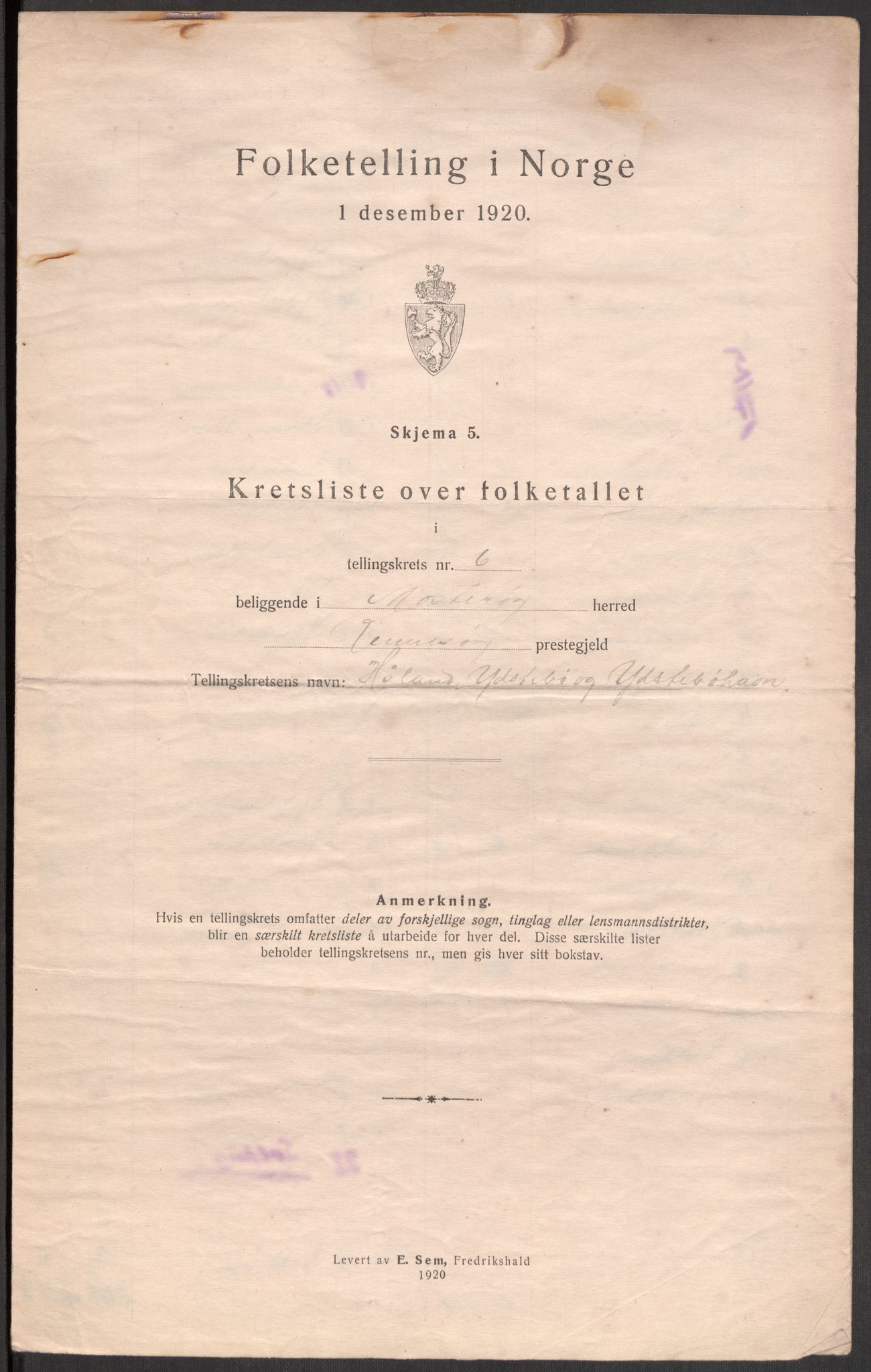 SAST, 1920 census for Mosterøy, 1920, p. 26