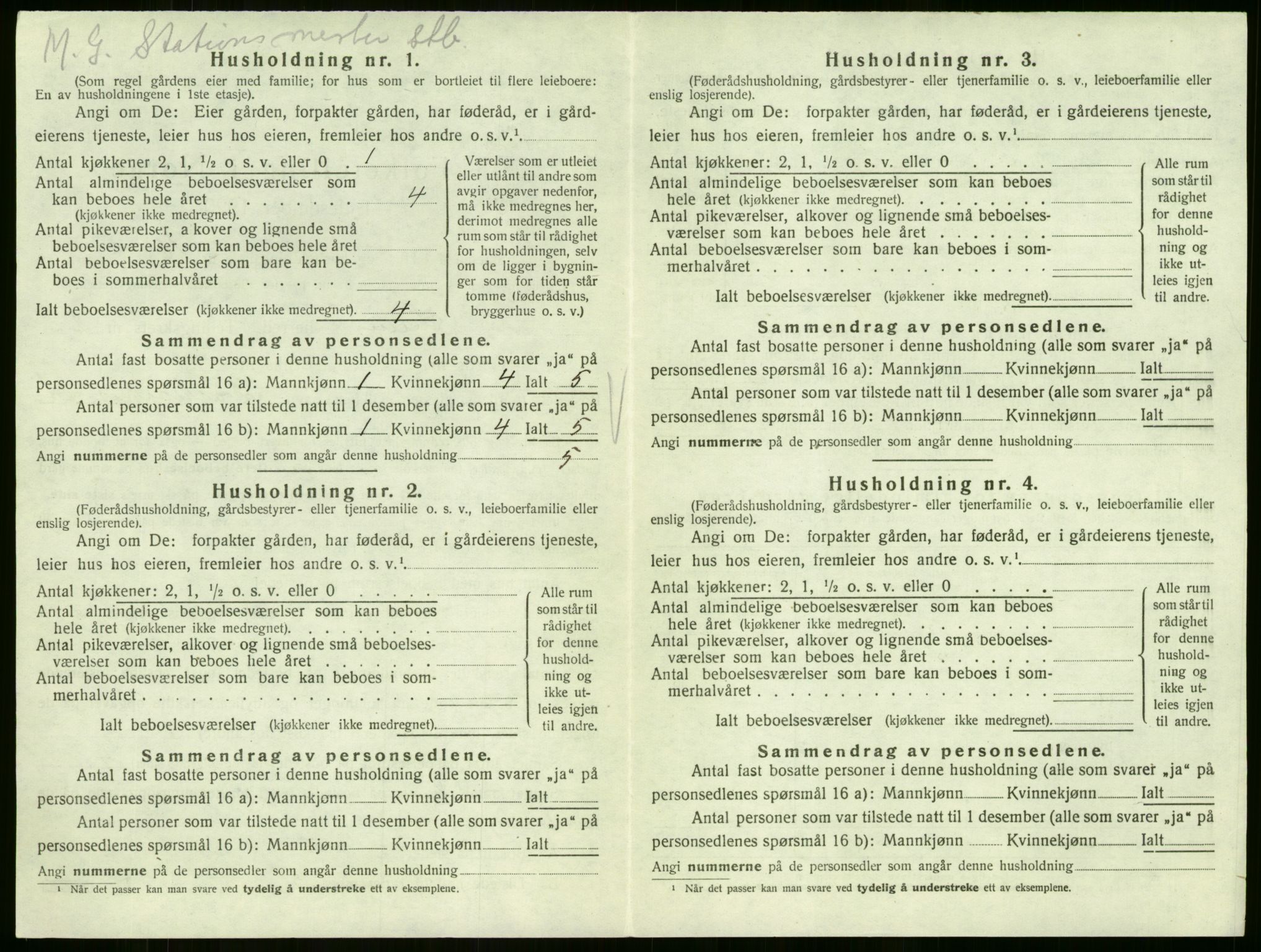 SAKO, 1920 census for Sem, 1920, p. 626