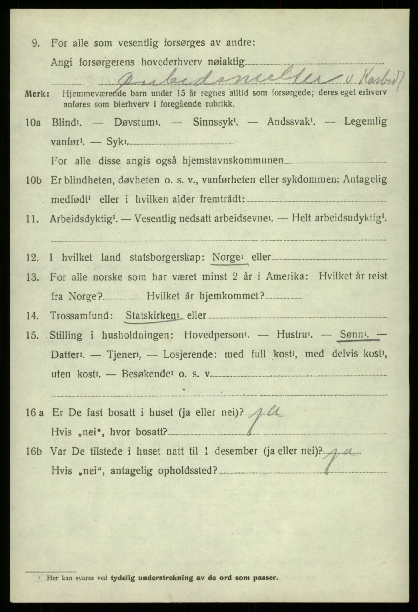 SAB, 1920 census for Odda, 1920, p. 4680