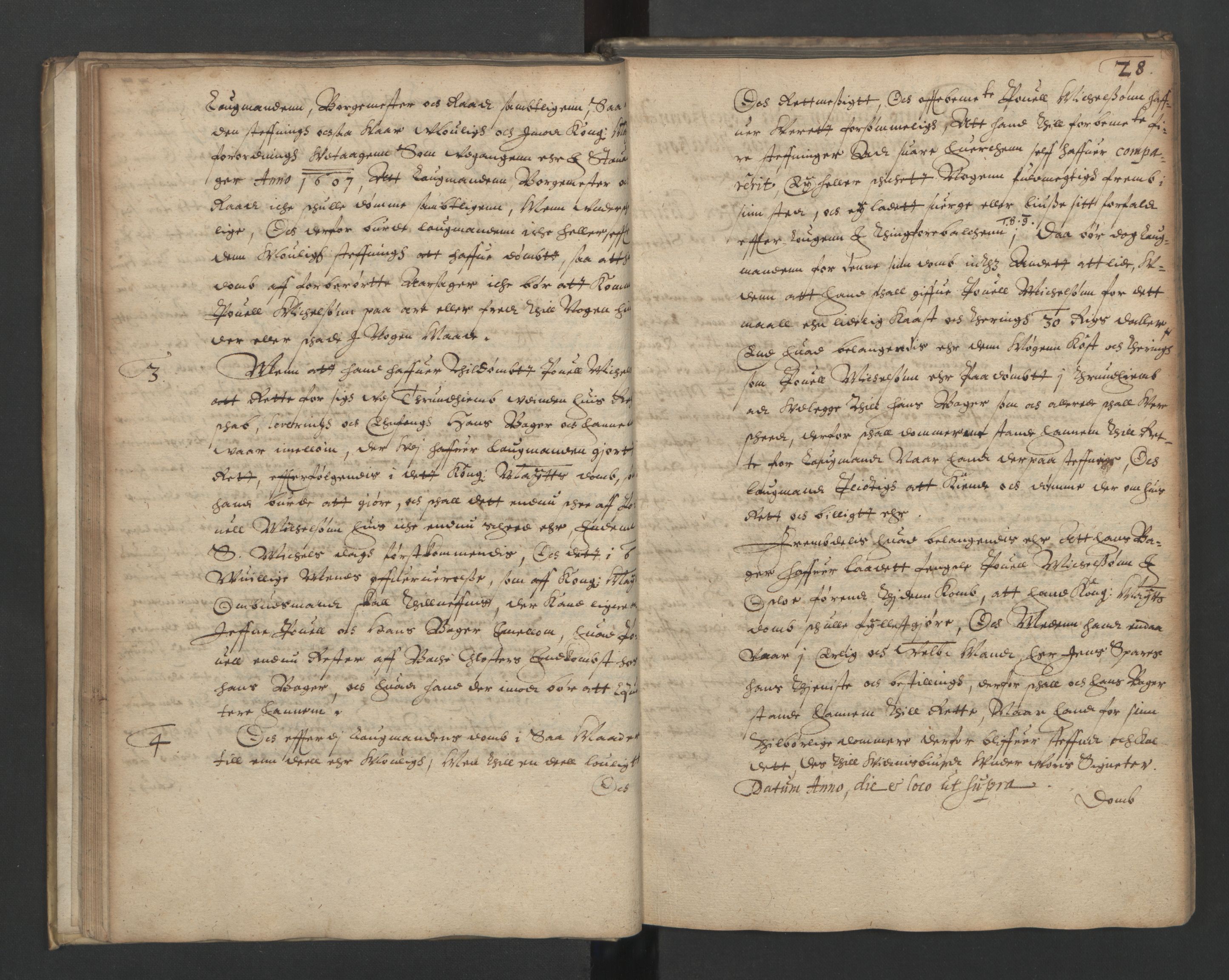 Herredagen 1539-1664  (Kongens Retterting), RA/EA-2882/A/L0012: Dombok, 1619, p. 27b-28a