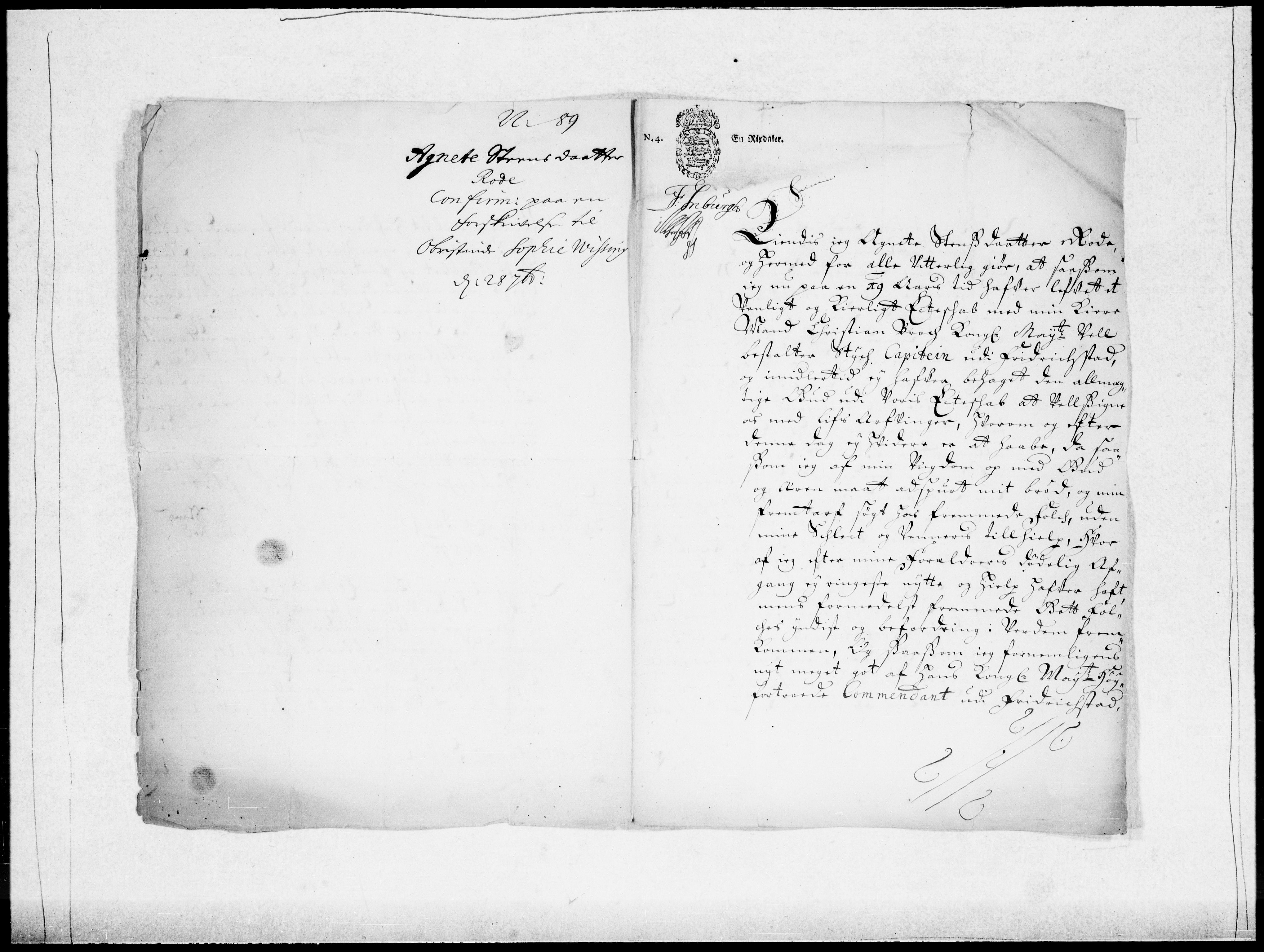 Danske Kanselli 1572-1799, AV/RA-EA-3023/F/Fc/Fcc/Fcca/L0043: Norske innlegg 1572-1799, 1689-1690, p. 136