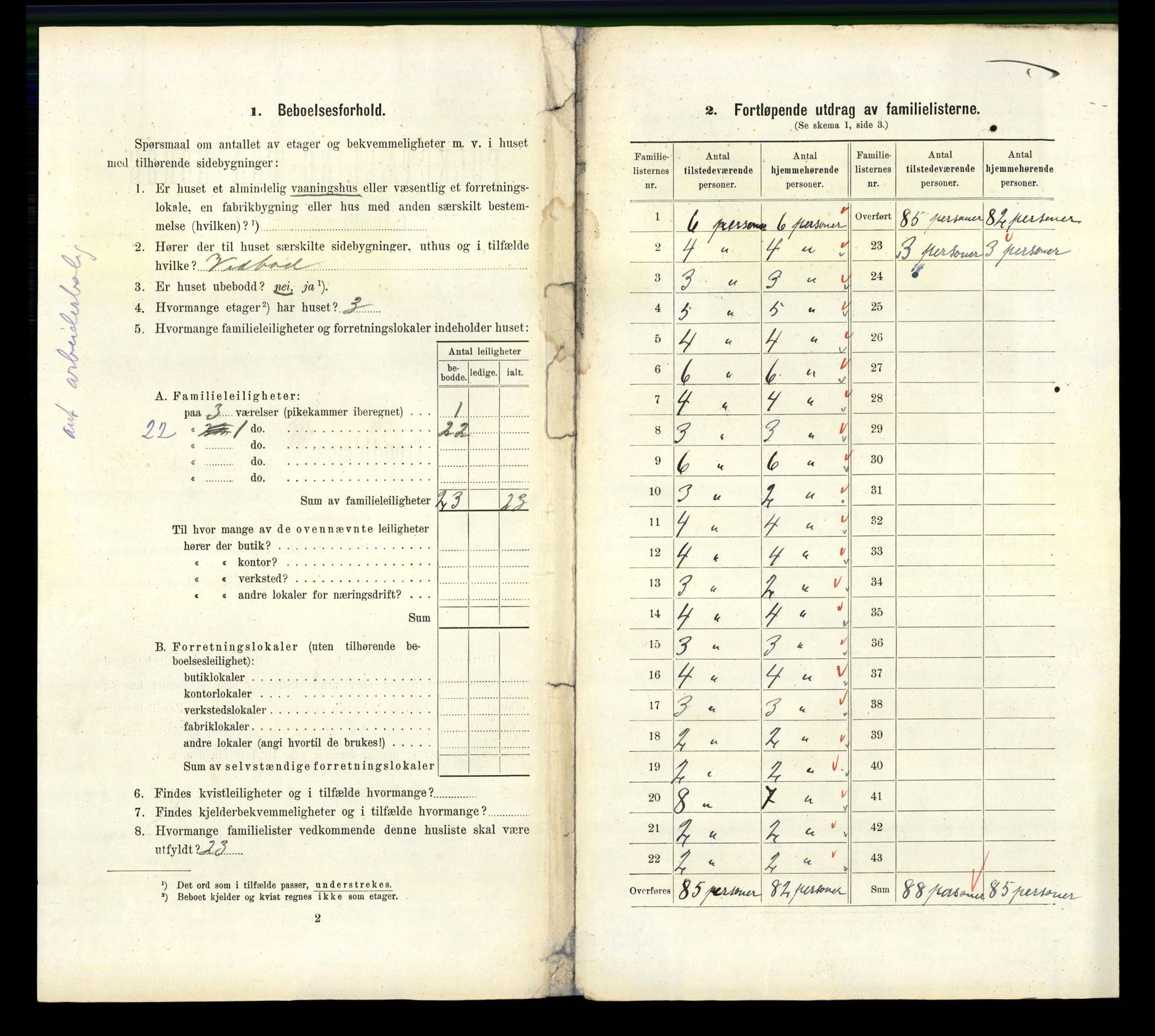 RA, 1910 census for Trondheim, 1910, p. 10346