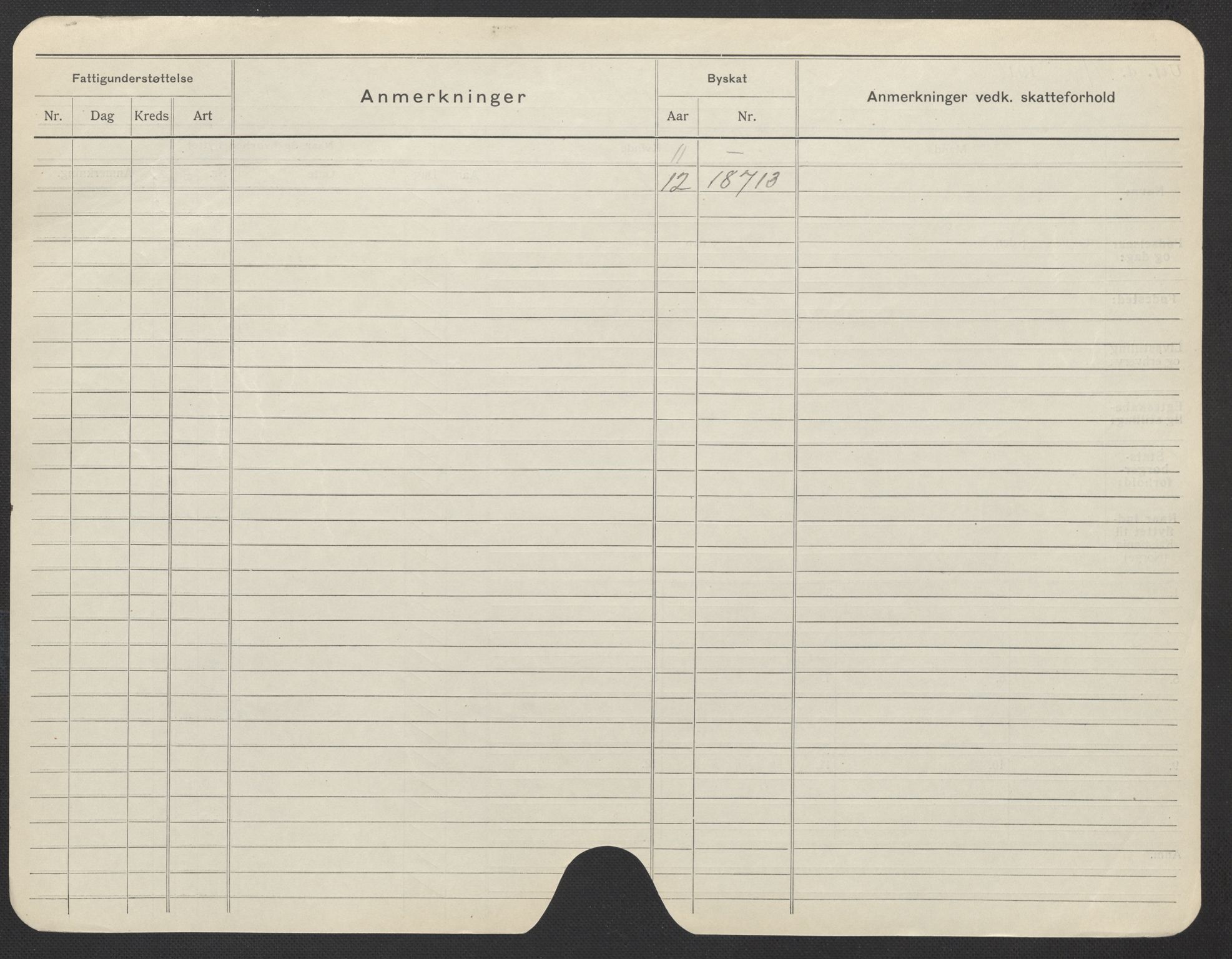 Oslo folkeregister, Registerkort, AV/SAO-A-11715/F/Fa/Fac/L0019: Kvinner, 1906-1914, p. 1006b