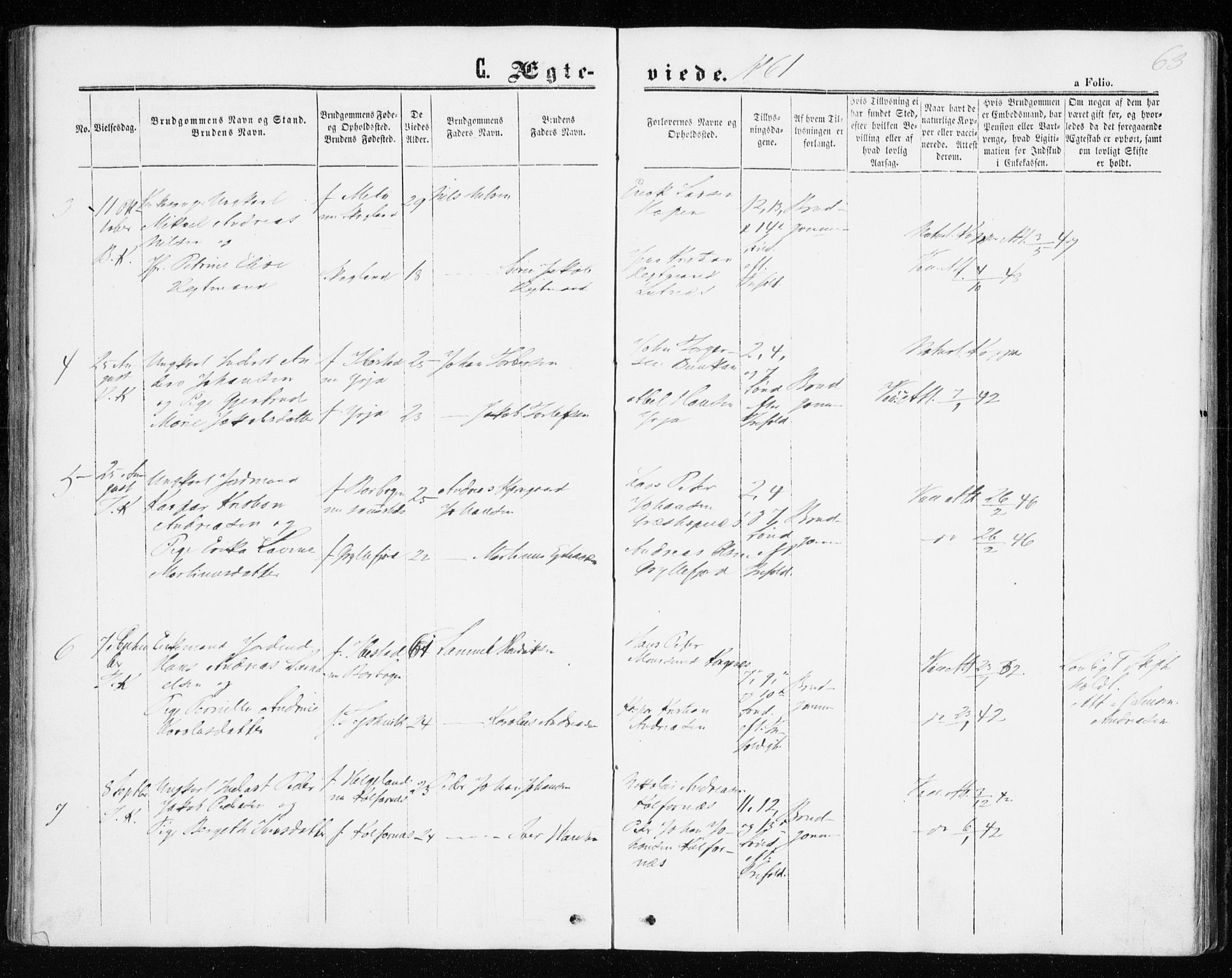 Berg sokneprestkontor, AV/SATØ-S-1318/G/Ga/Gaa/L0002kirke: Parish register (official) no. 2, 1860-1872, p. 63