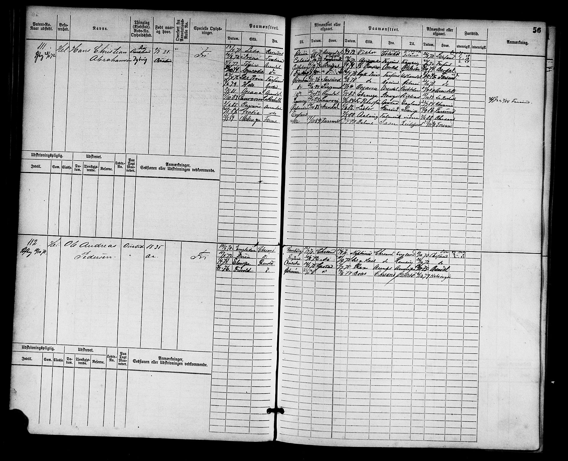 Farsund mønstringskrets, AV/SAK-2031-0017/F/Fb/L0001: Hovedrulle nr 1-758, M-4, 1868-1900, p. 64