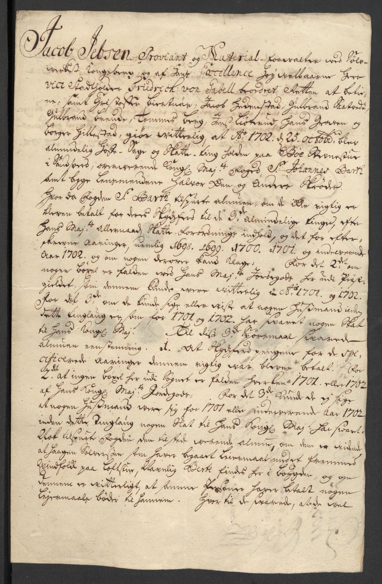 Rentekammeret inntil 1814, Reviderte regnskaper, Fogderegnskap, AV/RA-EA-4092/R24/L1580: Fogderegnskap Numedal og Sandsvær, 1702, p. 197