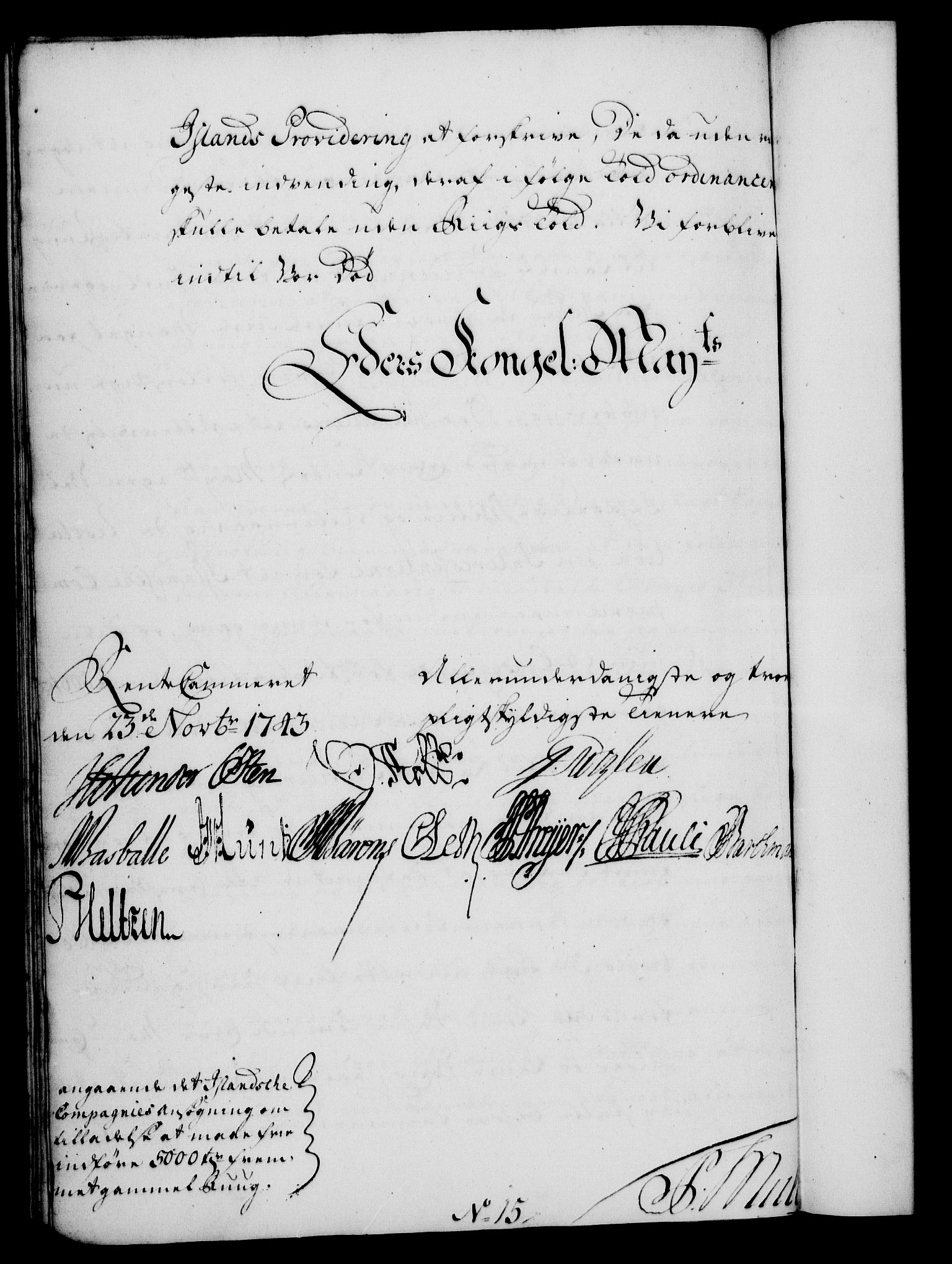 Rentekammeret, Kammerkanselliet, RA/EA-3111/G/Gf/Gfa/L0026: Norsk relasjons- og resolusjonsprotokoll (merket RK 52.26), 1743, p. 794